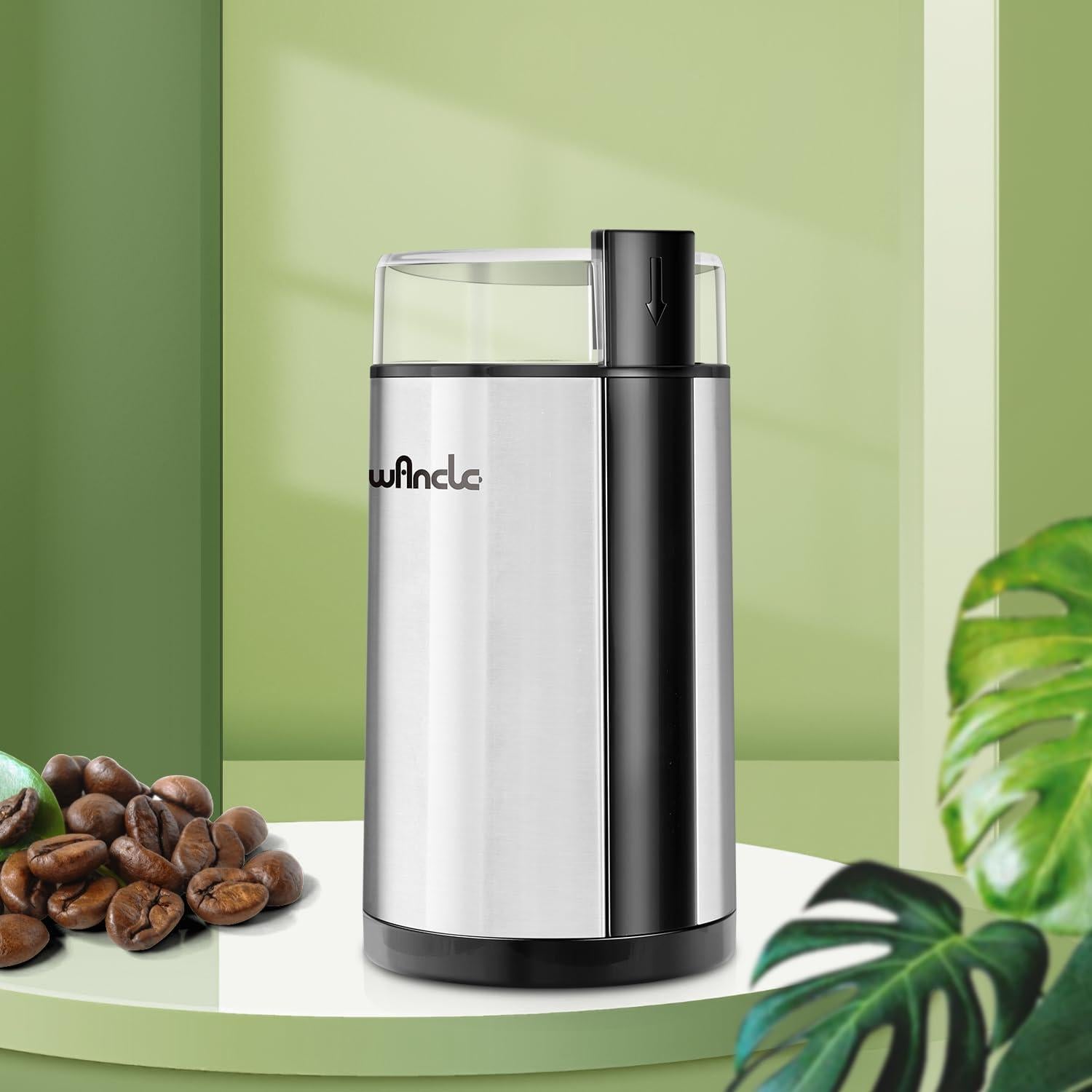 Molino de Café Eléctrico Wancle 150W Acero Inoxidable 0.62kg