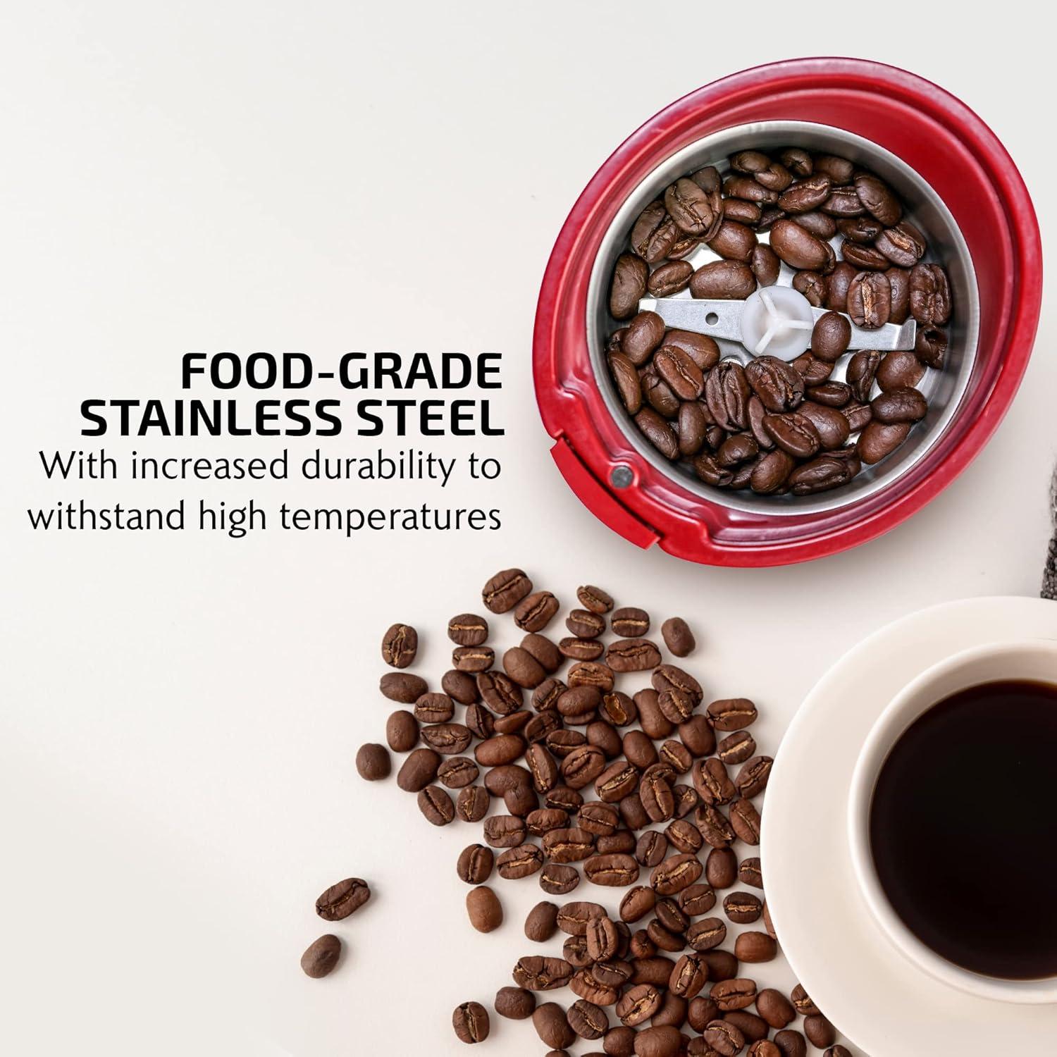 Molinillo de Café Eléctrico OVENTE CG225M 150W Marrón 70g