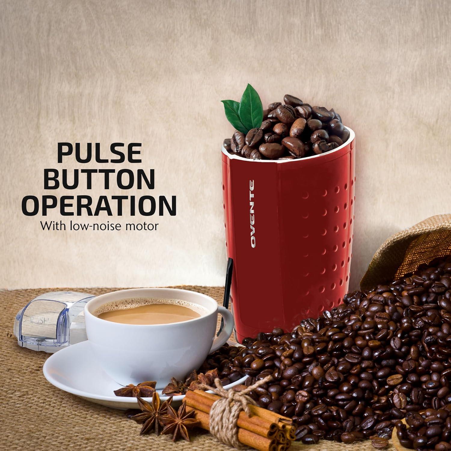 Molinillo de Café Eléctrico OVENTE CG225M 150W Marrón 70g