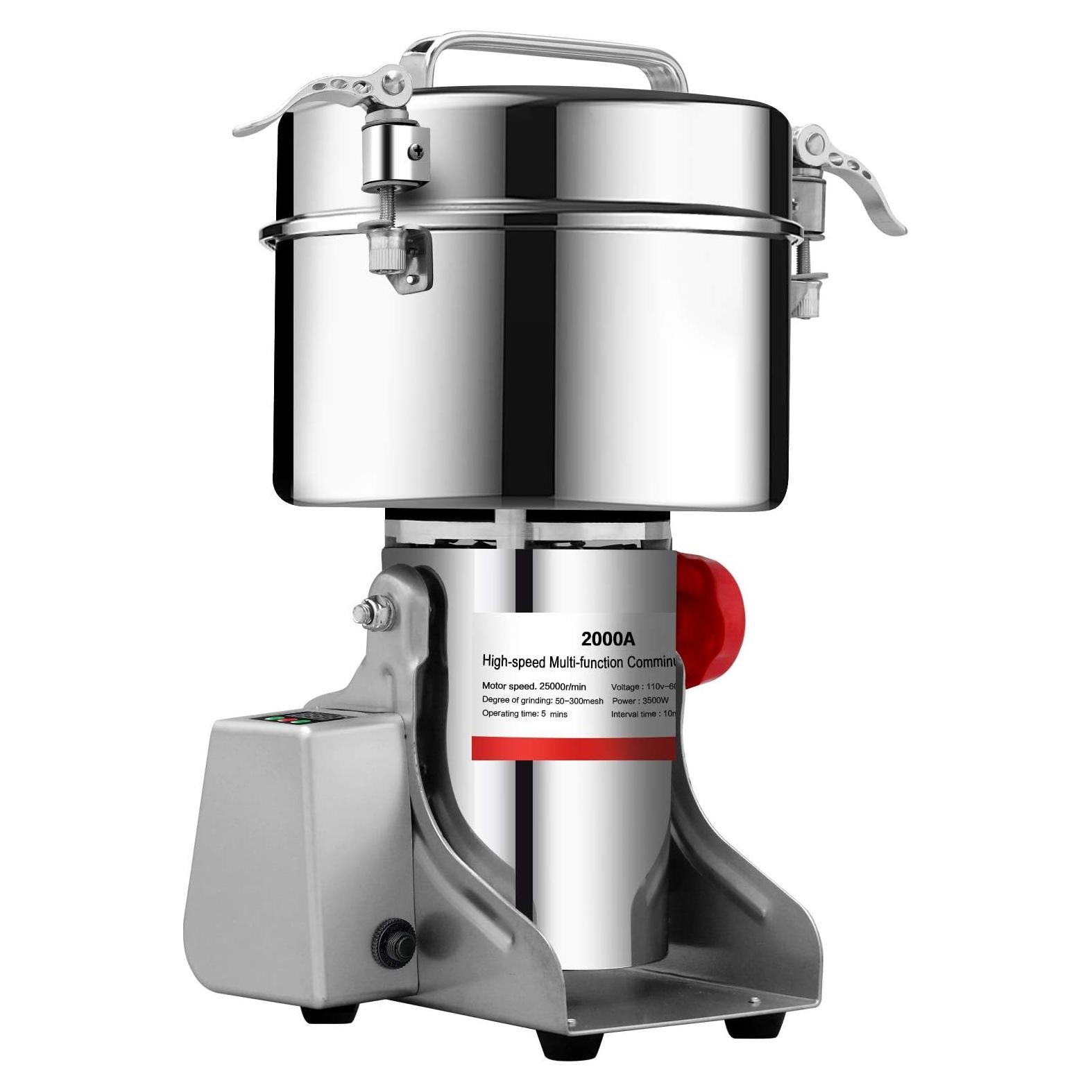 Molino de Grano Eléctrico BI-DTOOL 2000g Acero Inoxidable