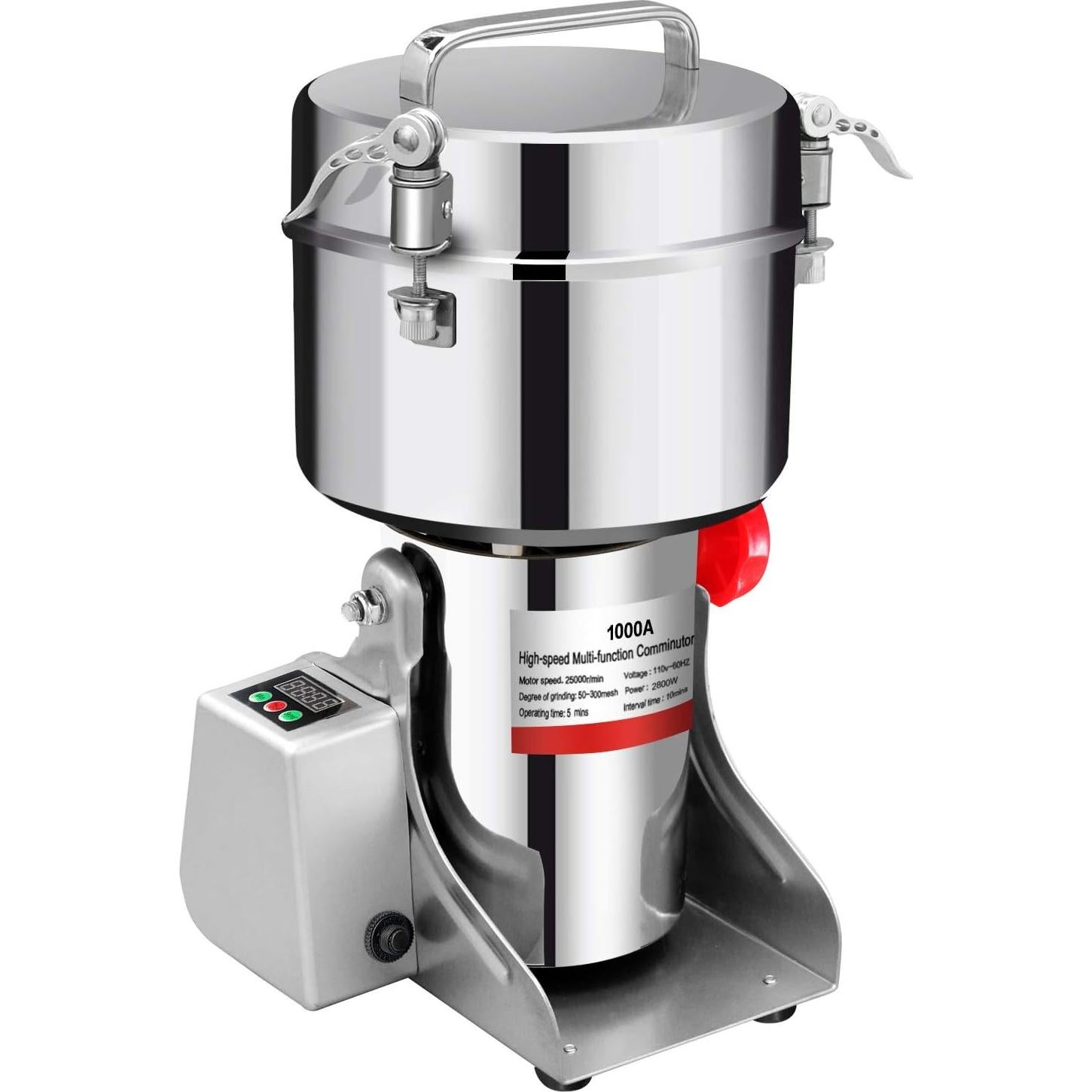 Molino de Grano Eléctrico BI-DTOOL 2000g Acero Inoxidable