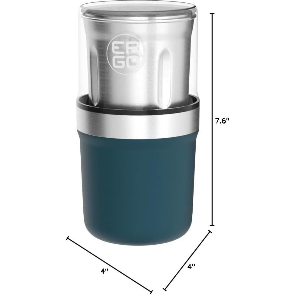 Molinillo Eléctrico de Hierbas ERGO EG-100 - Acero Inoxidable 100g