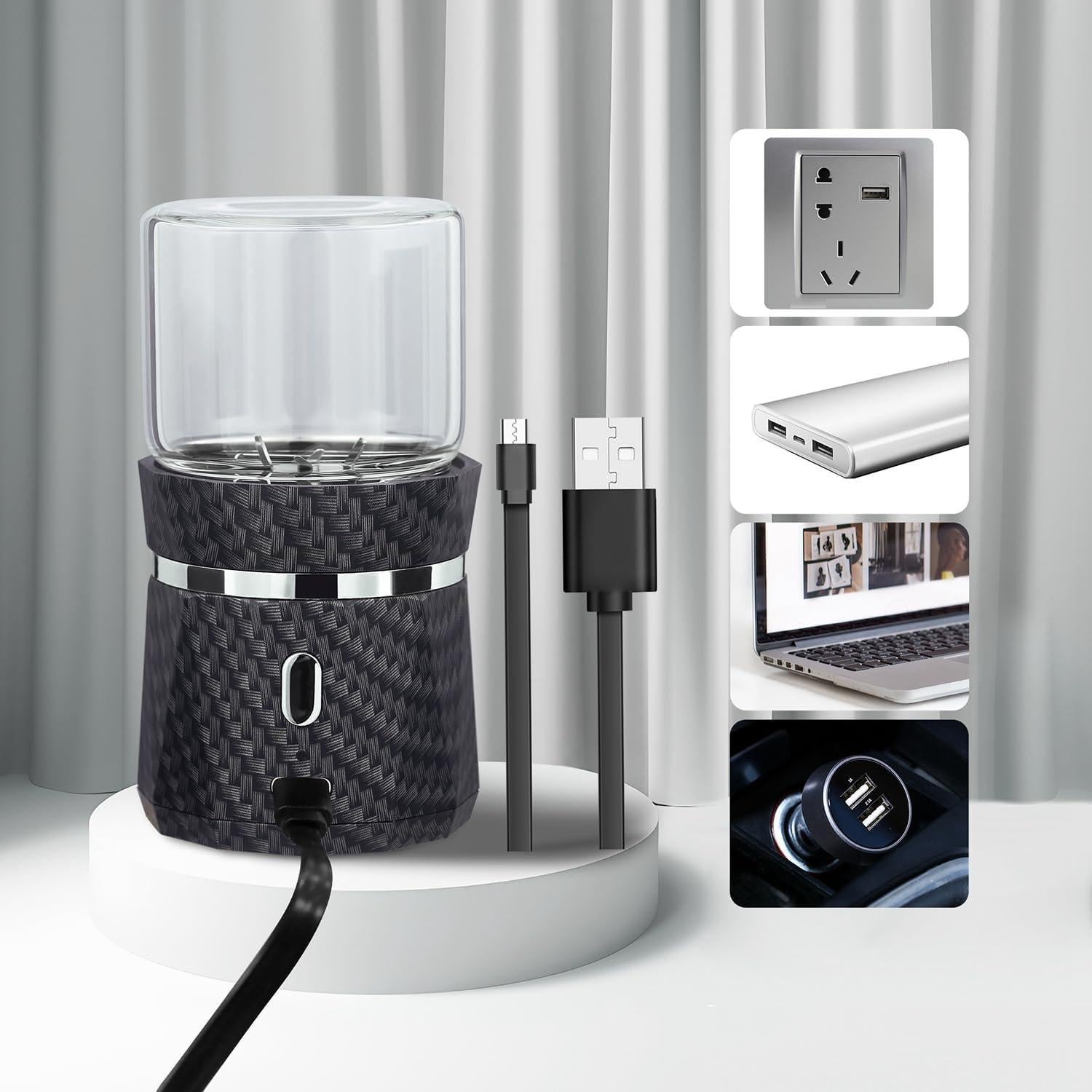 Molino de Hierbas Eléctrico YFTOHI Mini 5.08x8.89 cm Recargable