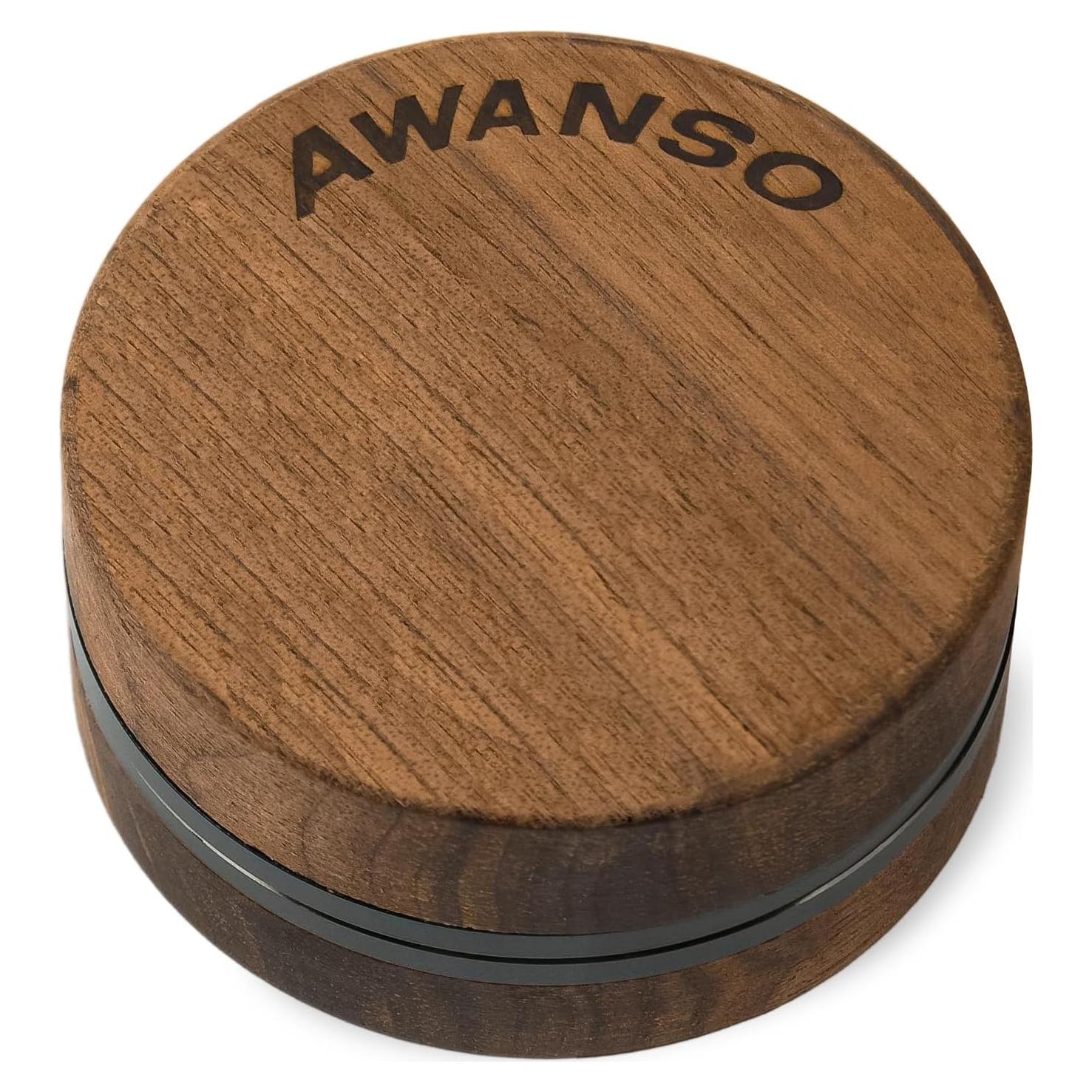 Molino de Especias Manual Awanso de Madera de Nogal 6.35 cm
