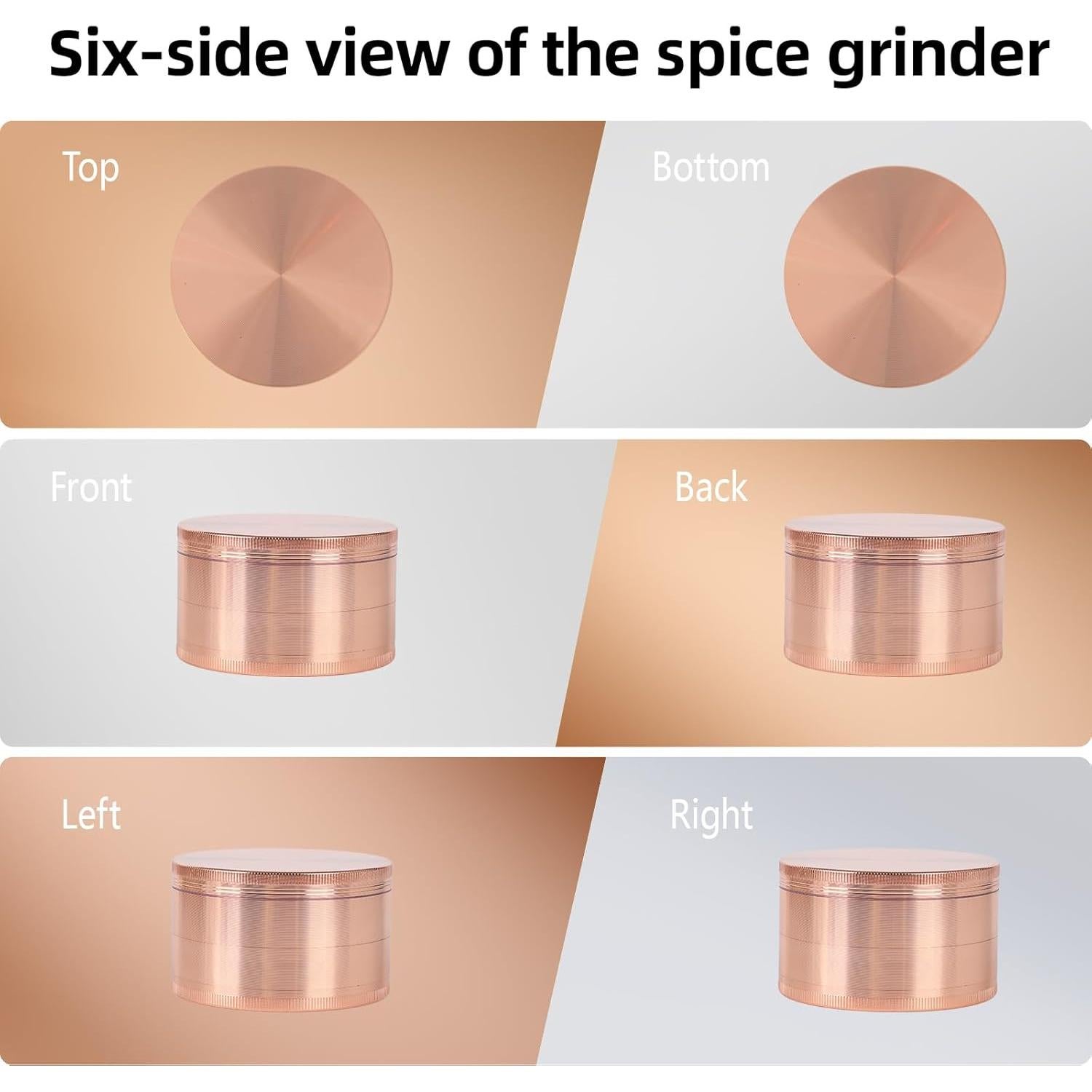 Molino de Especias Perfekitsup 6.35 cm Oro Rosa