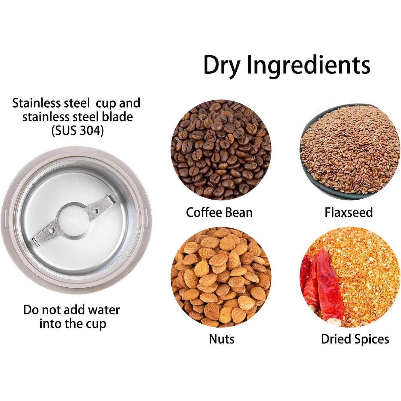 Molinillo de Café Eléctrico DR MILLS DM-7441 150W Acero Inoxidable