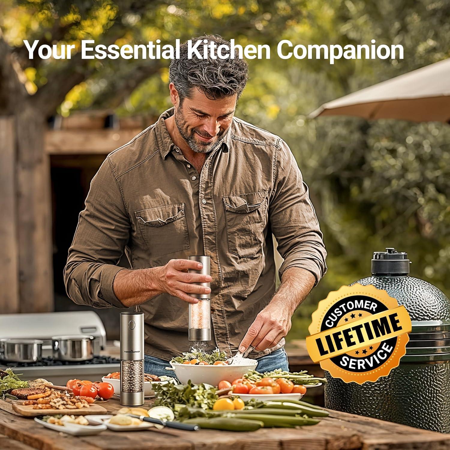 Molinillos Eléctricos de Sal y Pimienta ThermoMaven 110ml