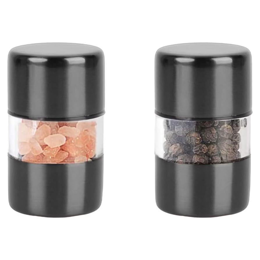 Juego de Molinillos de Sal y Pimienta T-mark Mini Portátiles