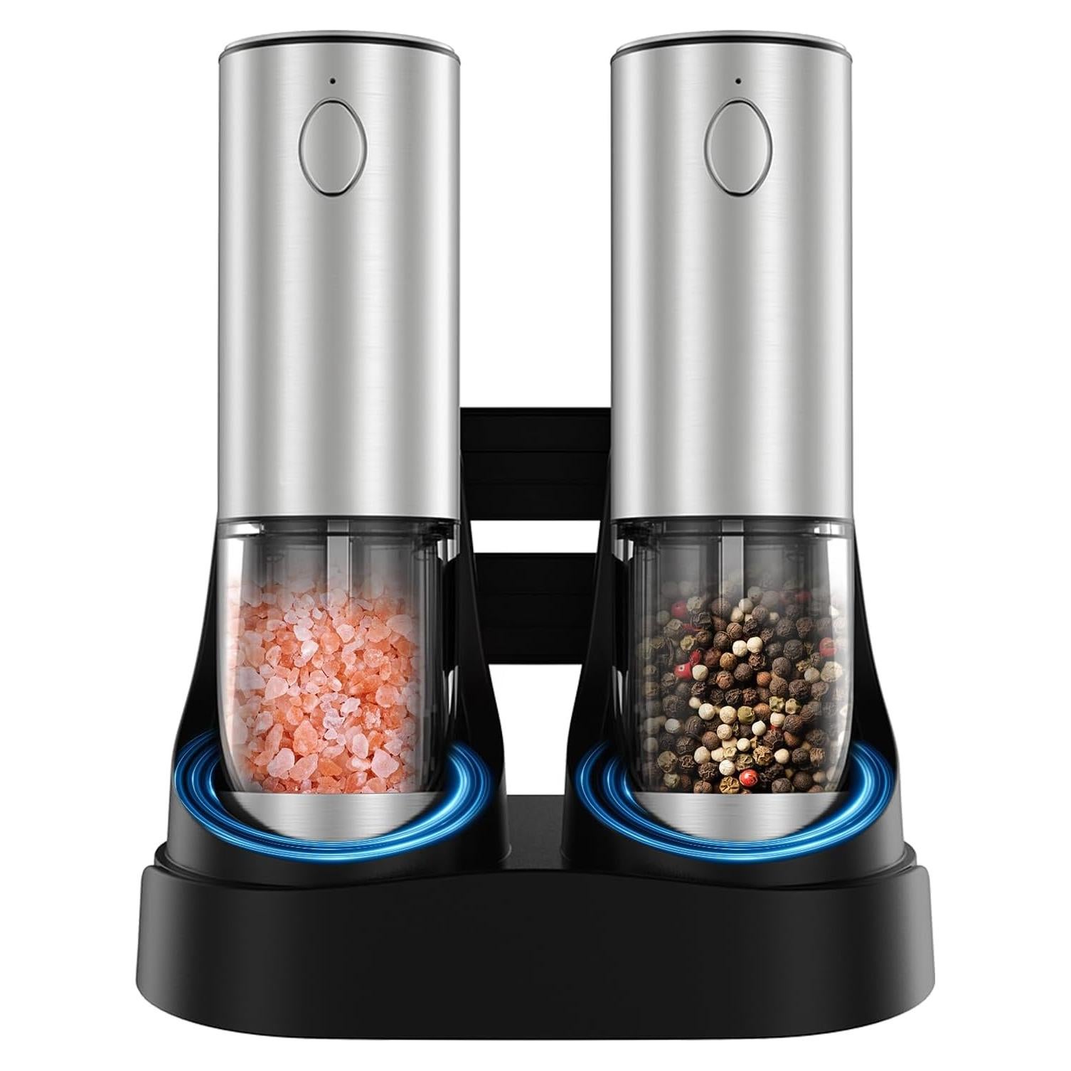 Juego de Molinillos Eléctricos de Sal y Pimienta GATTLELIC