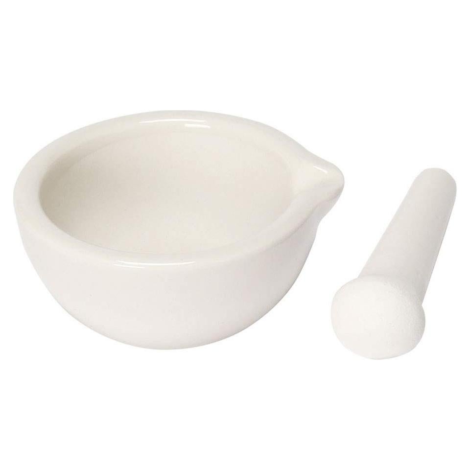 Mortero y Maja de Porcelana Raitron 6ml para Especias y Hierbas