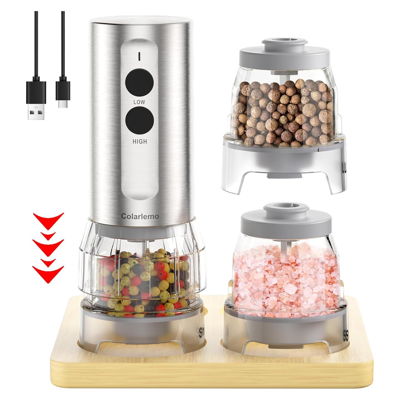 Molinillos Eléctricos de Sal y Pimienta Colarlemo 2025 Recargables