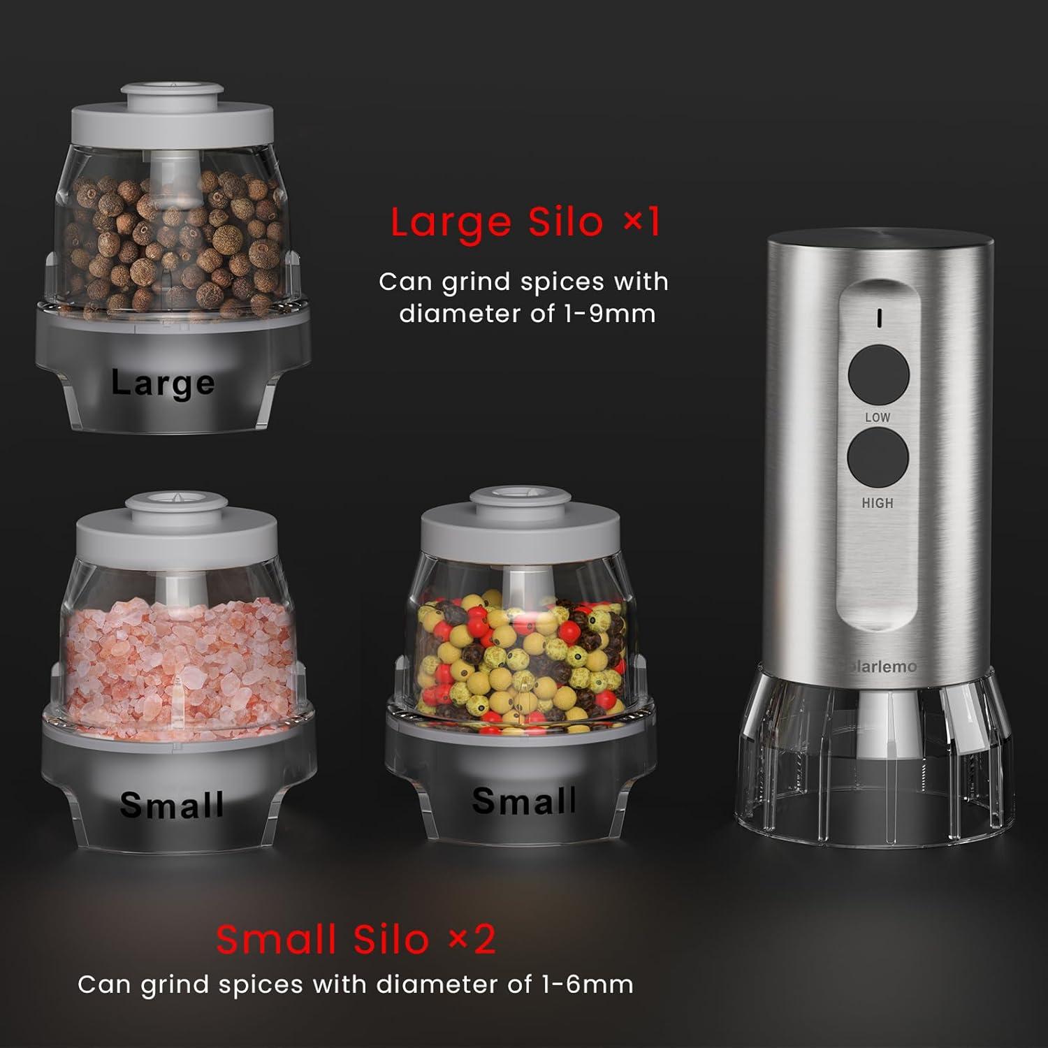 Molinillos Eléctricos de Sal y Pimienta Colarlemo 2025 Recargables