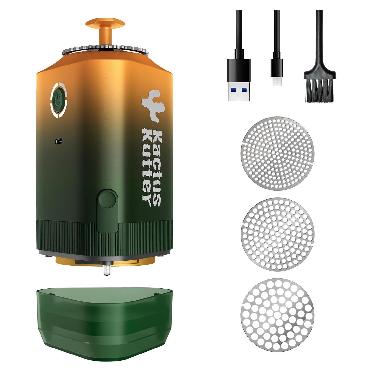 Molinillo Eléctrico KACTUSKUTTER K5 para Especias 5g Verde