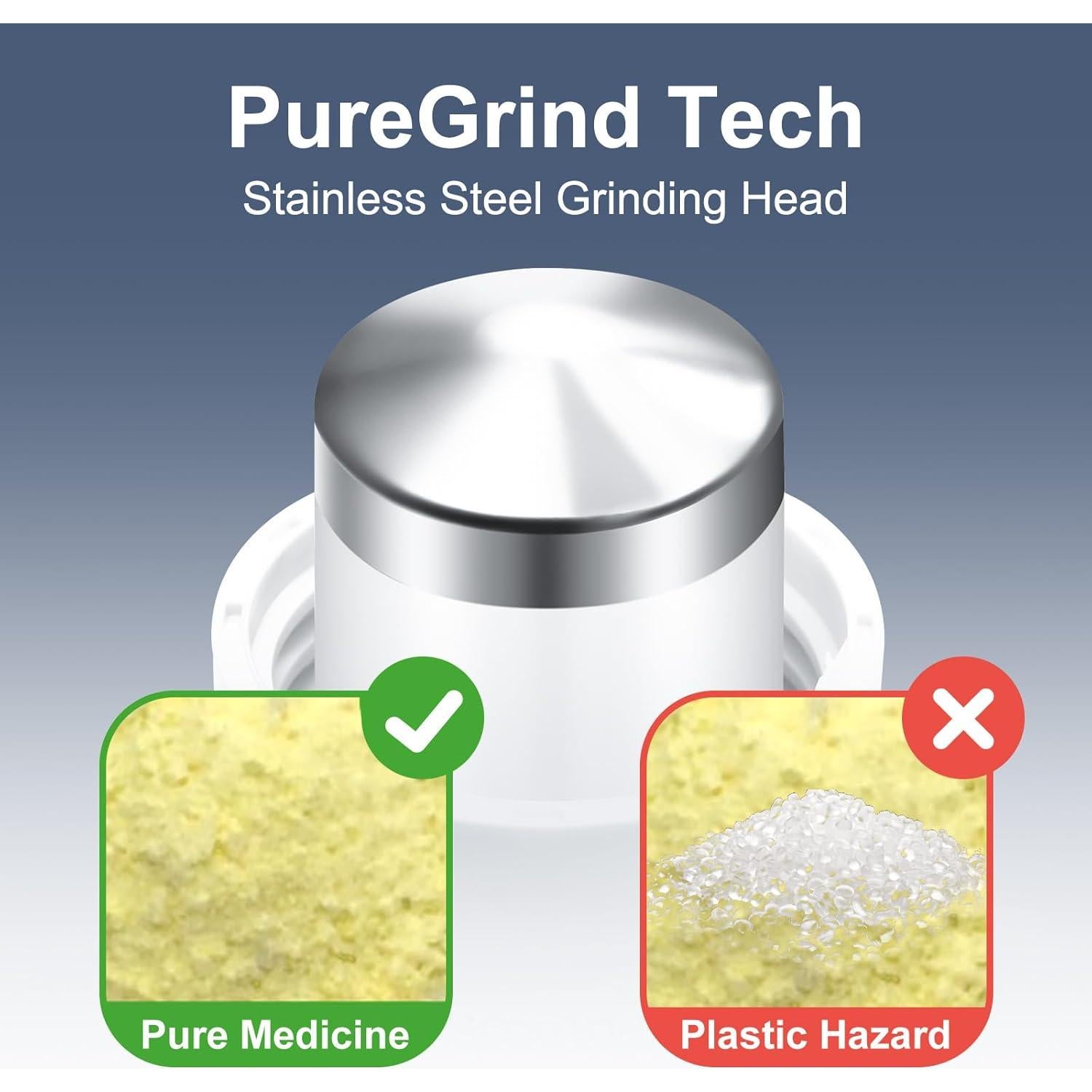 Triturador de Pastillas 3 en 1 Fullicon con Almacenamiento