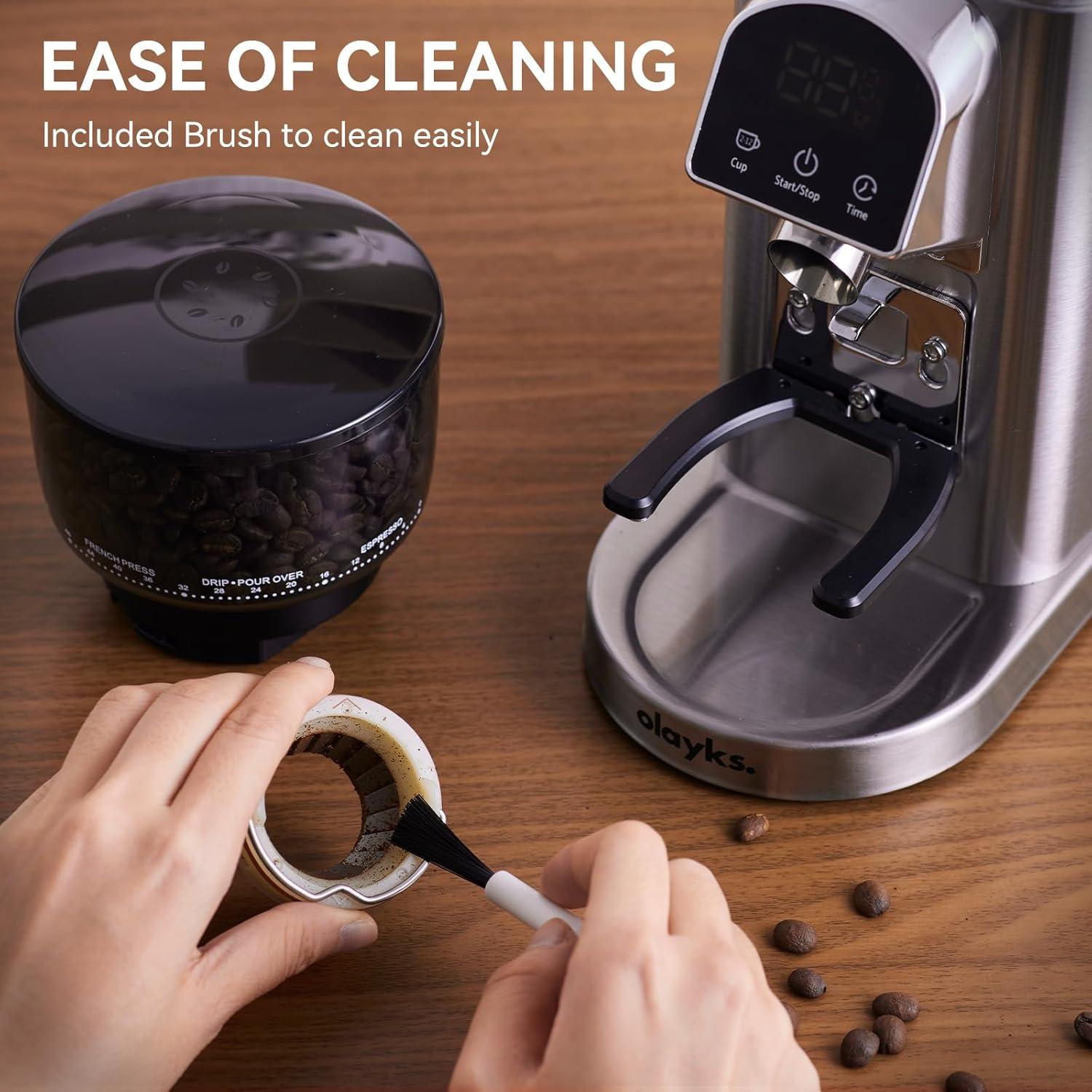 Molino de café eléctrico Olayks OLK-CG206 con temporizador