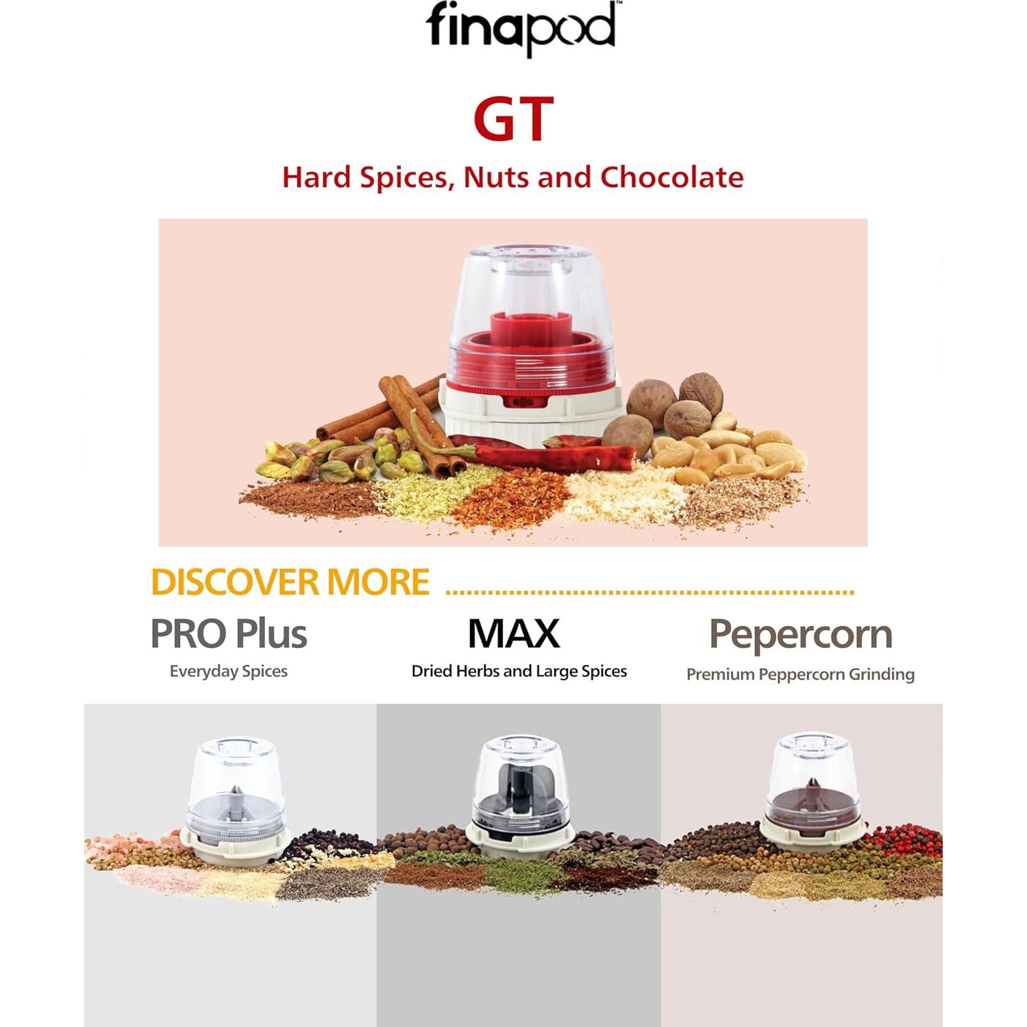 Válvula de Especias FinaMill FinaPod GT - Ralla Chocolate y Nueces