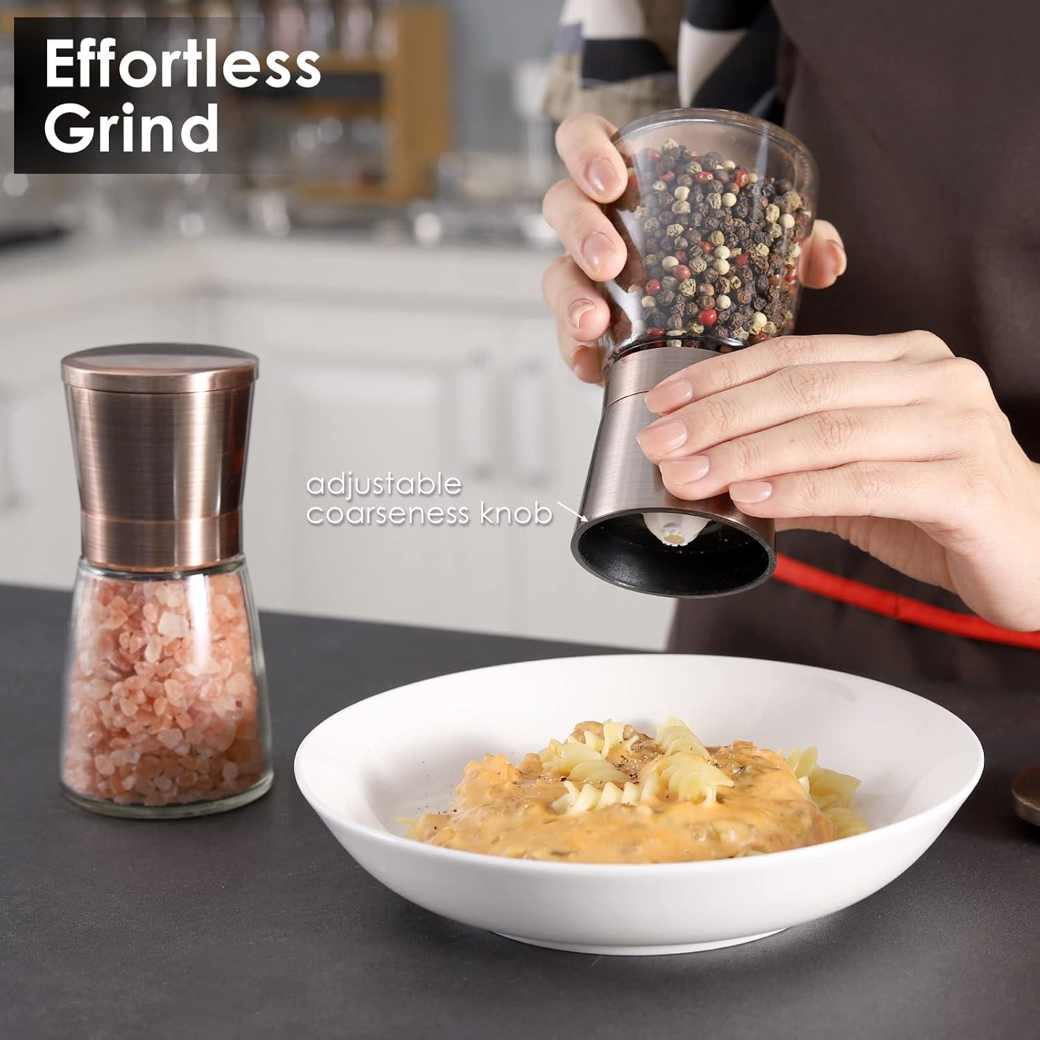 Set de 2 Molinillos de Sal y Pimienta Vzaahu Cobre 142g