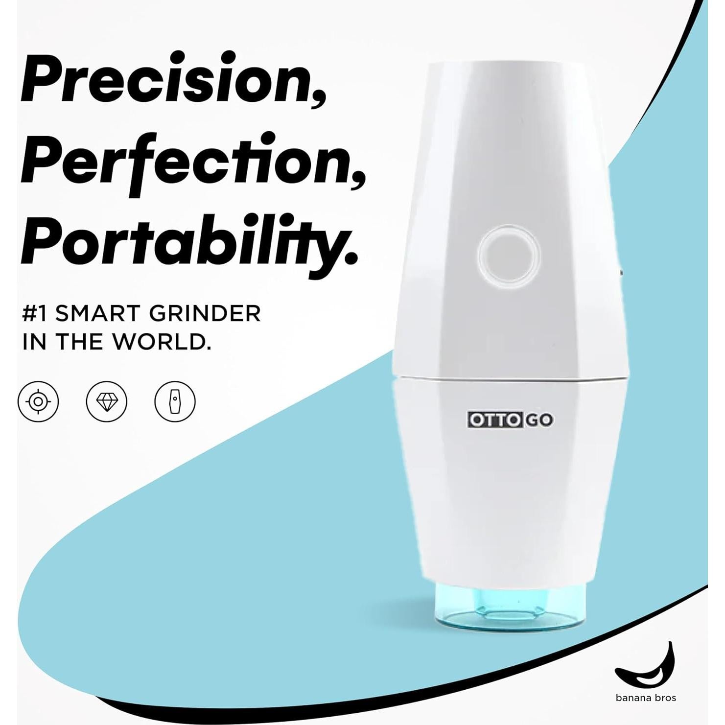 Molinillo Eléctrico Inteligente Banana Bros OTTO GO - Blanco