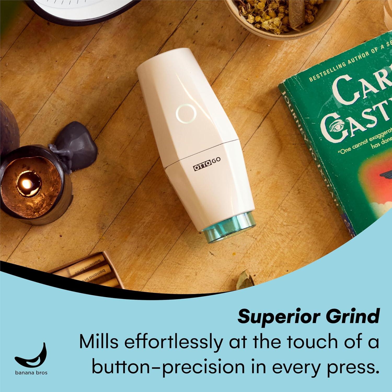 Molinillo Eléctrico Inteligente Banana Bros OTTO GO - Blanco