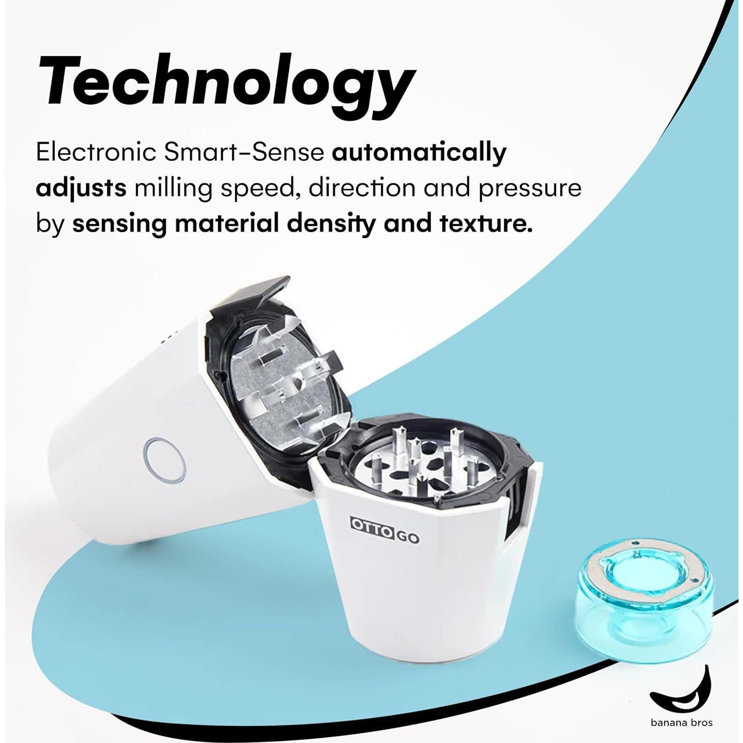 Molinillo Eléctrico Inteligente Banana Bros OTTO GO - Blanco