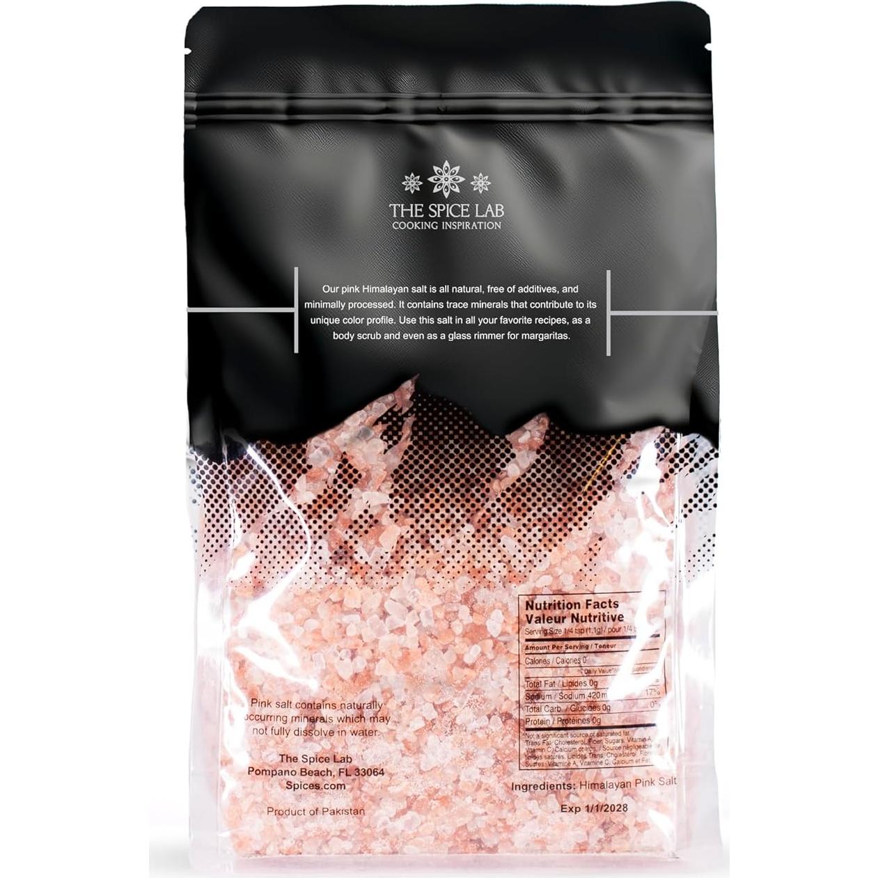 Sal del Himalaya gruesa The Spice Lab 1 Kg - Pura y natural
