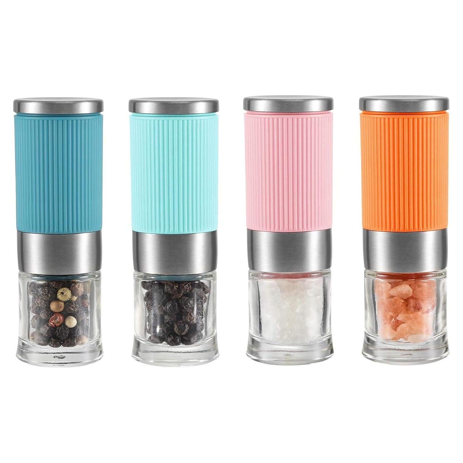 Molinillo de Sal y Pimienta VEVOK CHEF 4 Pcs Mini Portátil