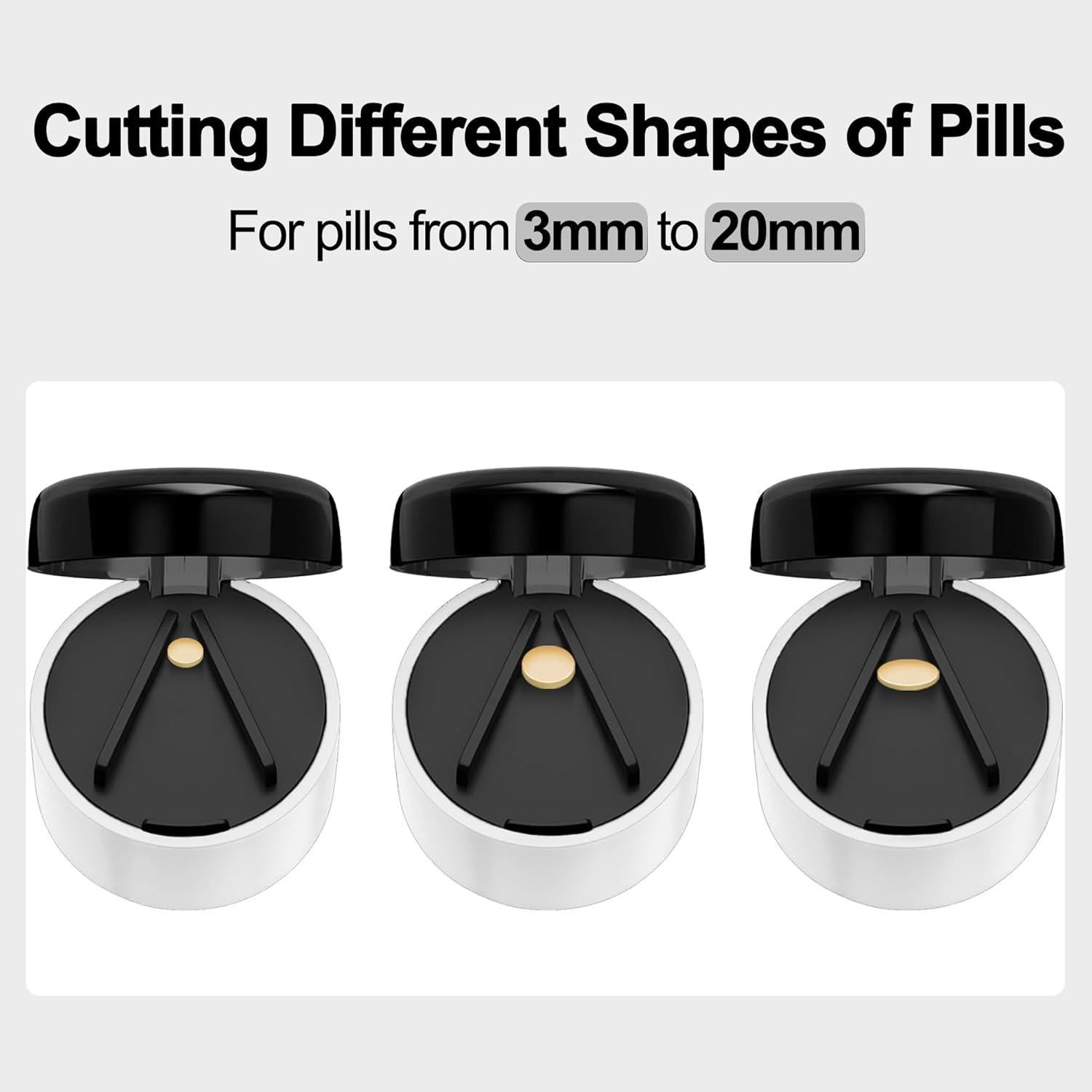 Triturador de Pastillas 3 en 1 DUBSTAR - Cortador y Almacenamiento