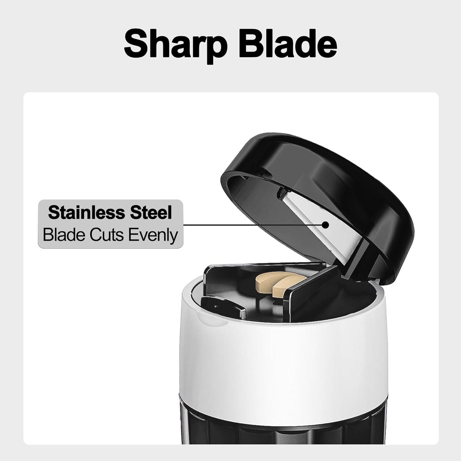 Triturador de Pastillas 3 en 1 DUBSTAR - Cortador y Almacenamiento