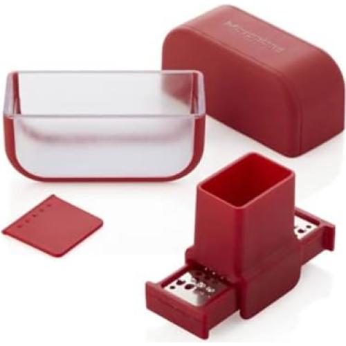 Picador de Ajo Microplane Rojo - Acero Inoxidable 130g