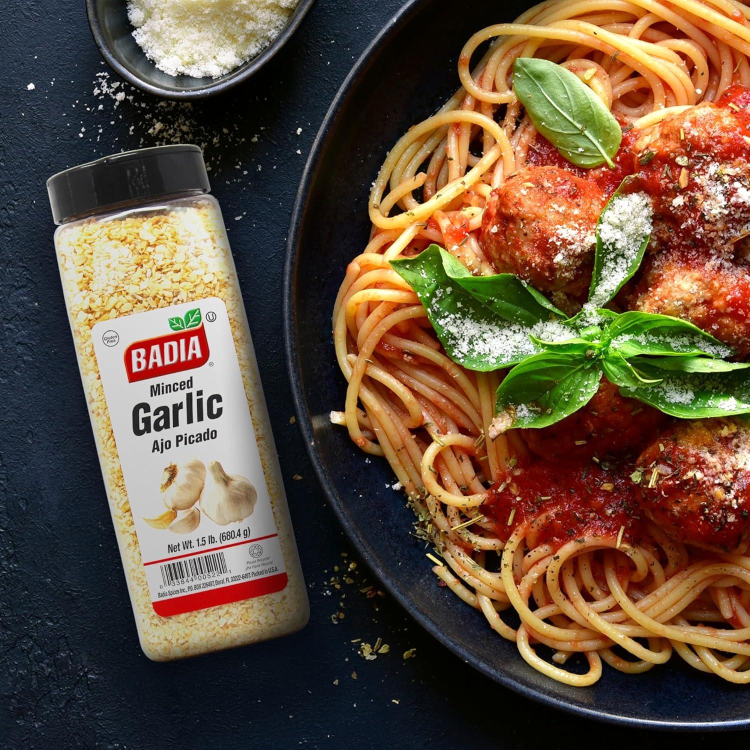 Ajo Picado Deshidratado Badia 680g - Sin OGM, Natural