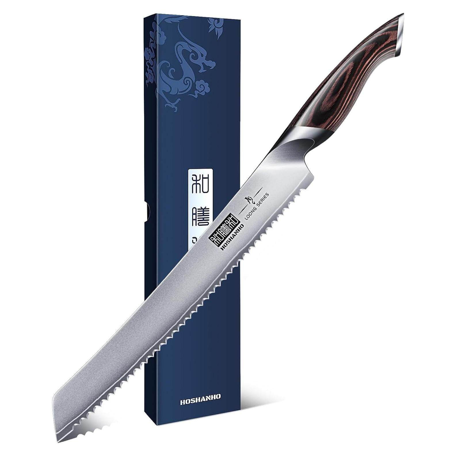 Cuchillo de Pan HOSHANHO 25.4 cm Acero Inoxidable Serrado