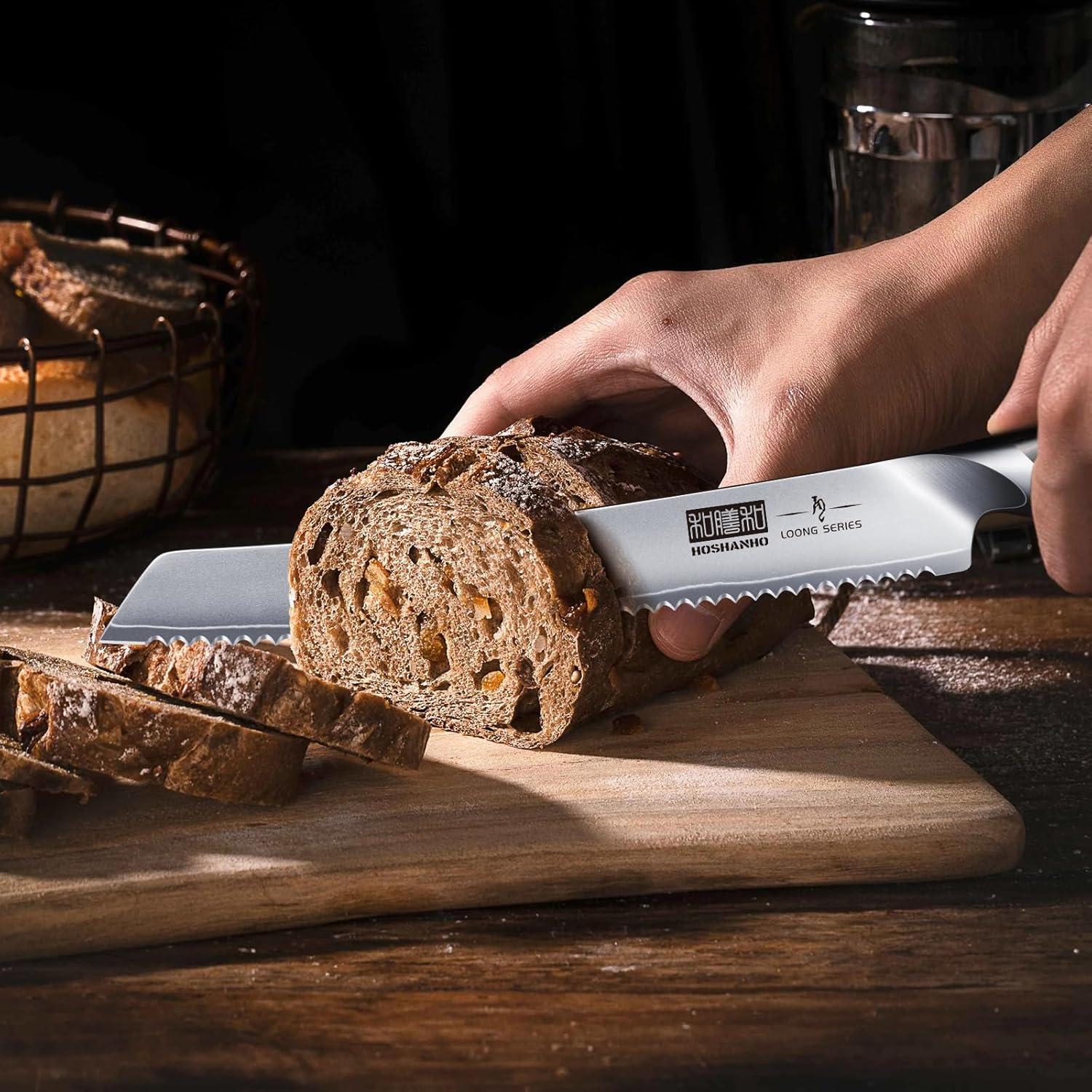 Cuchillo de Pan HOSHANHO 25.4 cm Acero Inoxidable Serrado