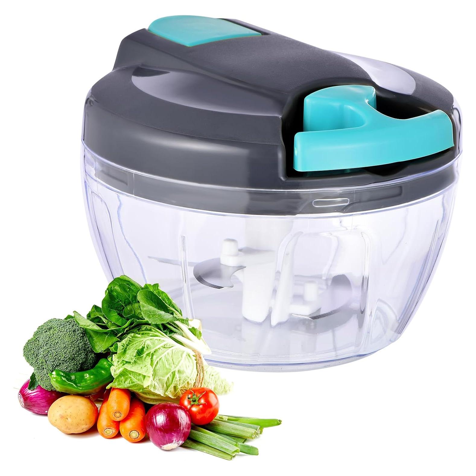 Picador de Verduras Manual Ziweaye 500ml Apto Lavavajillas