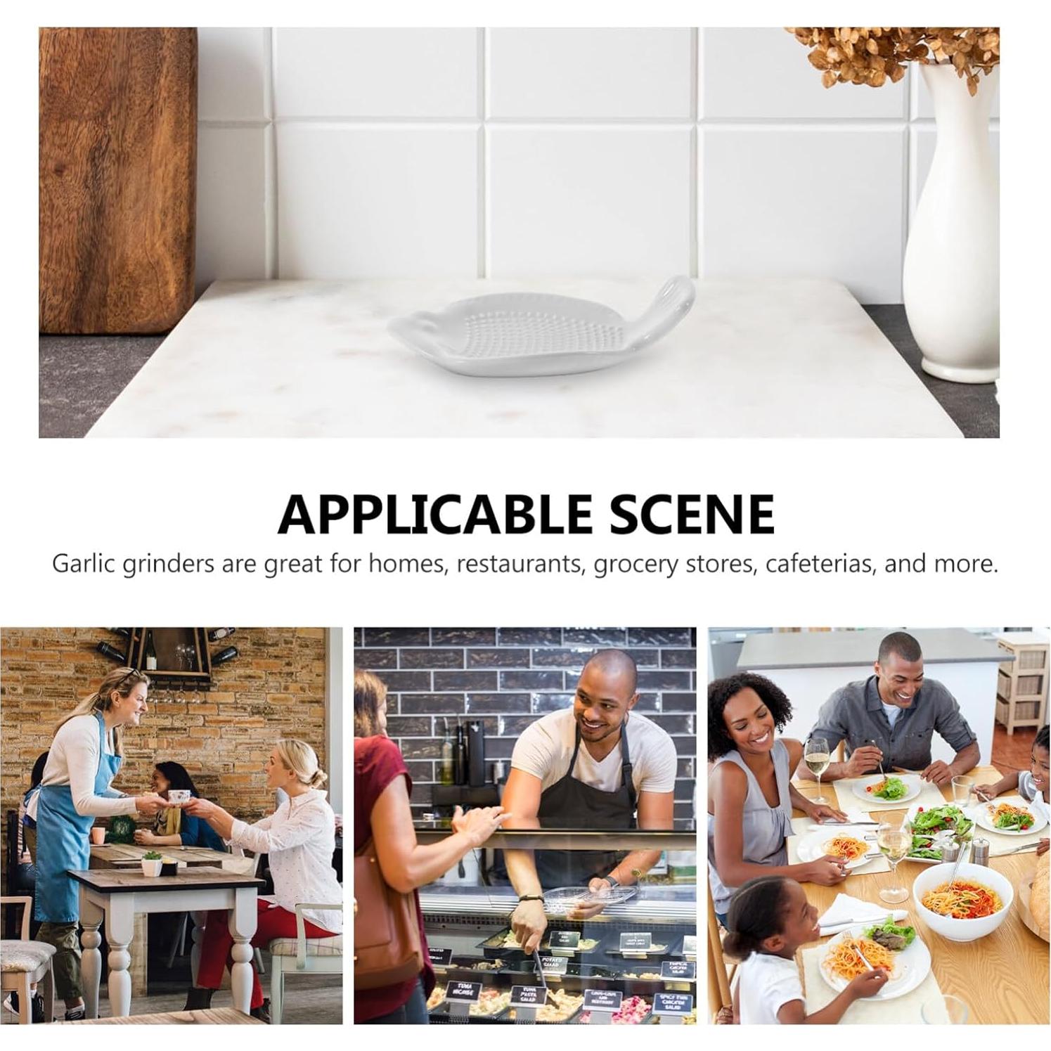 Plato Rallador Cerámico Zerodeko en Forma de Pez 12cm