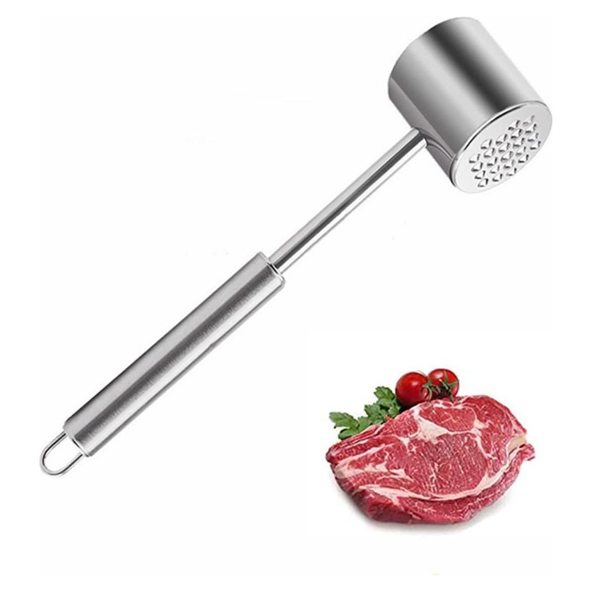 Martillo Aplanador de Carne Beetoo Doble Cara 26.5cm Acero Inoxidable