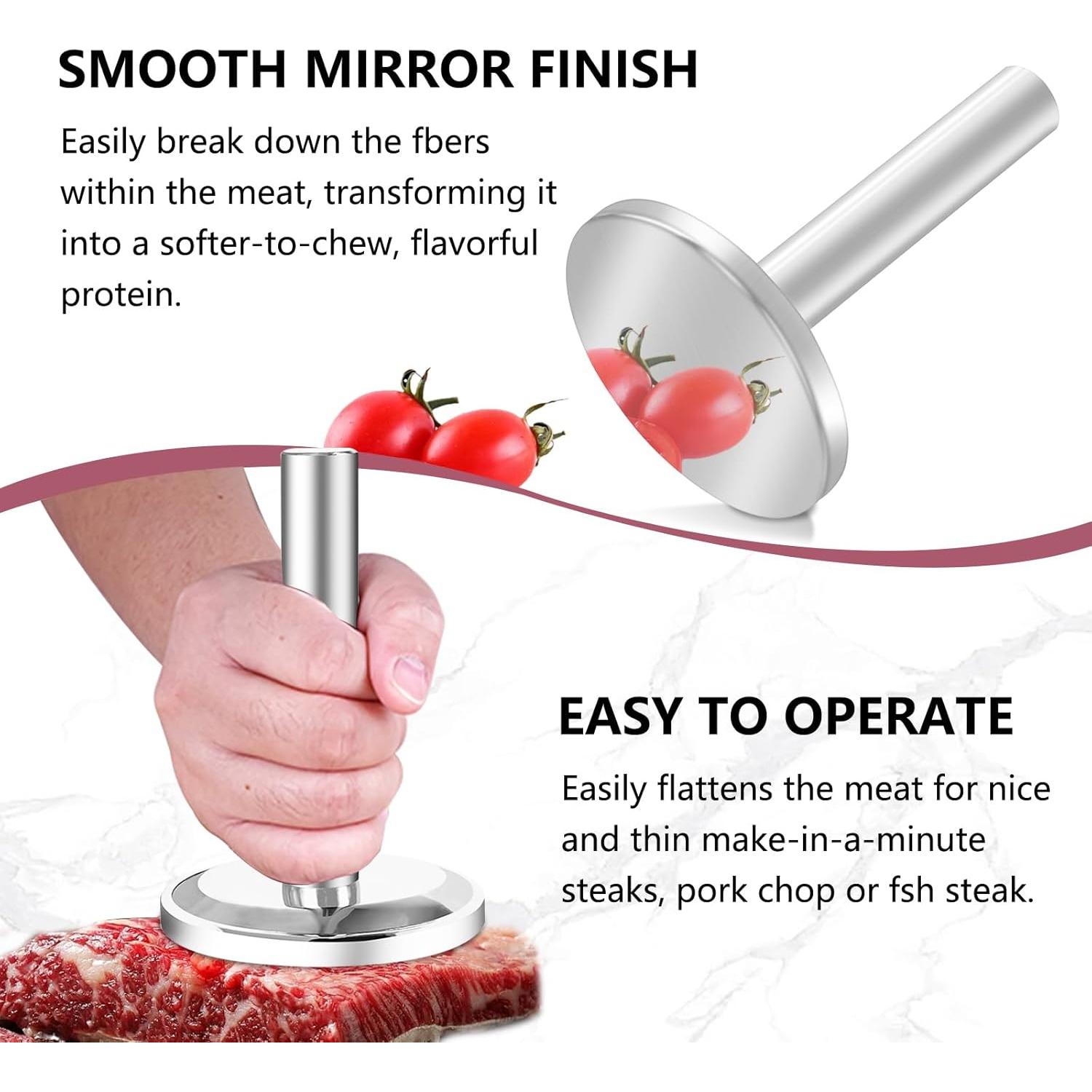 Martillo Aplanador de Carne Acero Inoxidable Eispap 0.54 kg