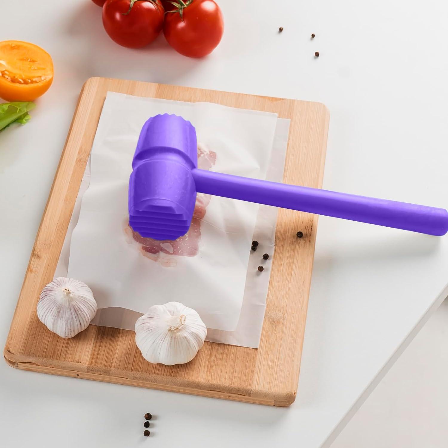 Martillo Aplastador de Carne Mix.Home Doble Cara 27.94 cm Púrpura
