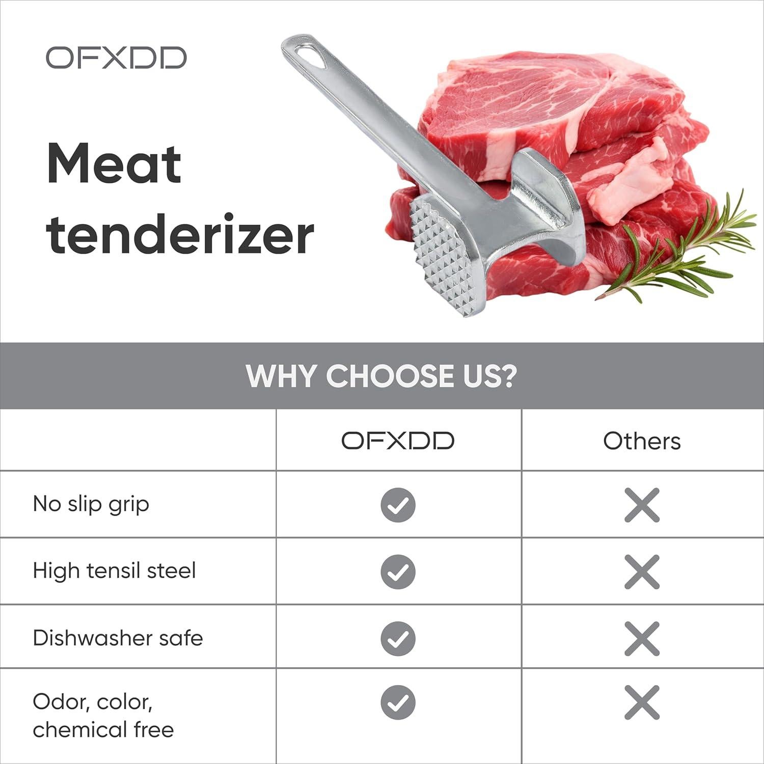 Martillo de Carne OFXDD Doble Cara - Alta Resistencia 0.095kg