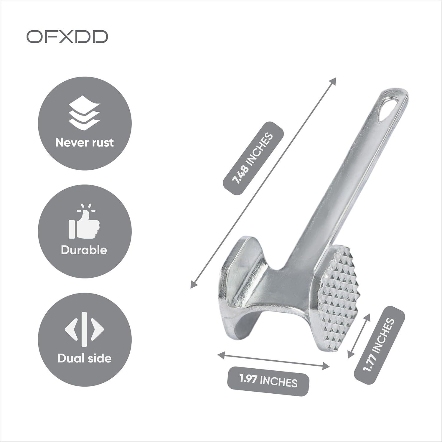 Martillo de Carne OFXDD Doble Cara - Alta Resistencia 0.095kg