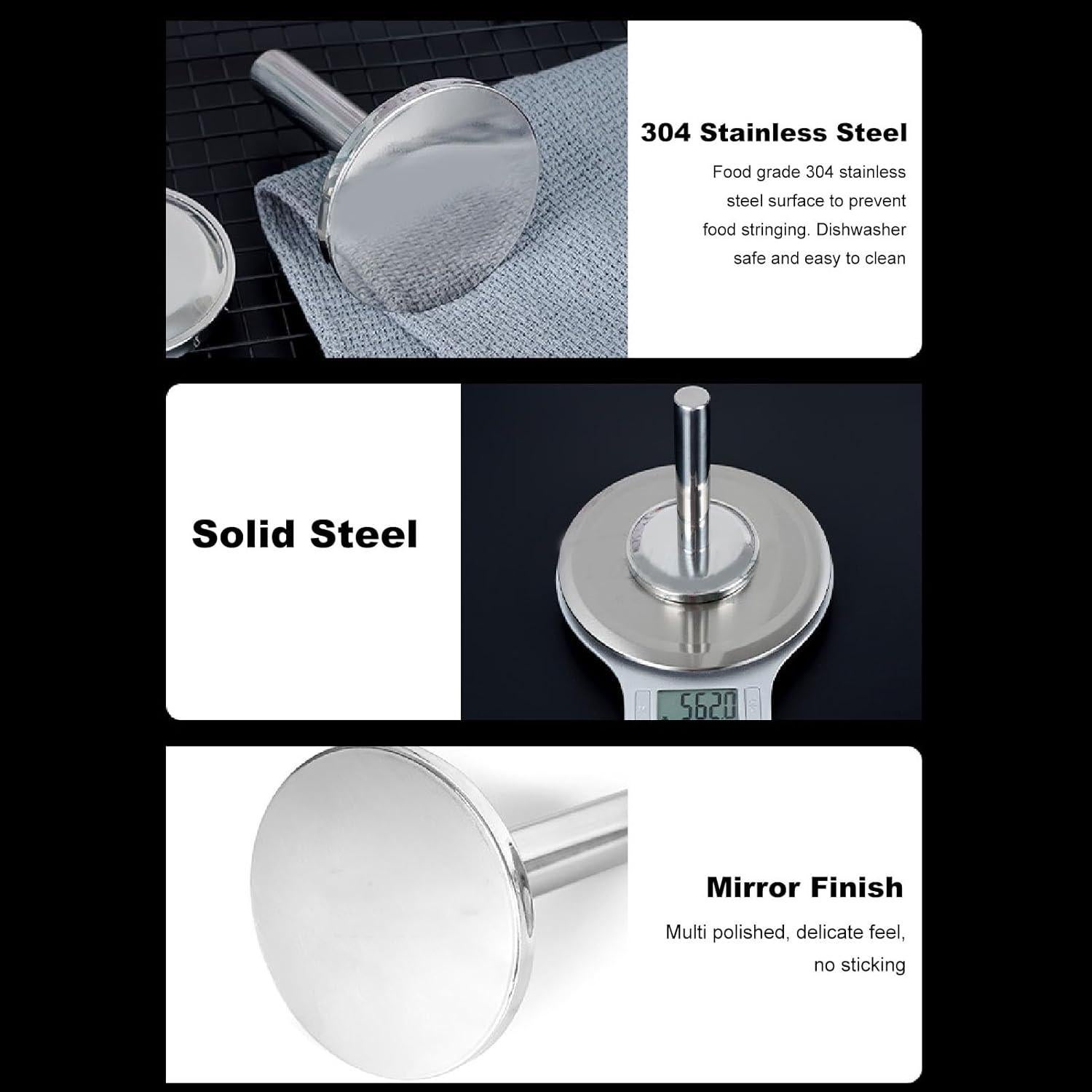 Martillo Aplanador de Carne Fdit de Acero Inoxidable 304