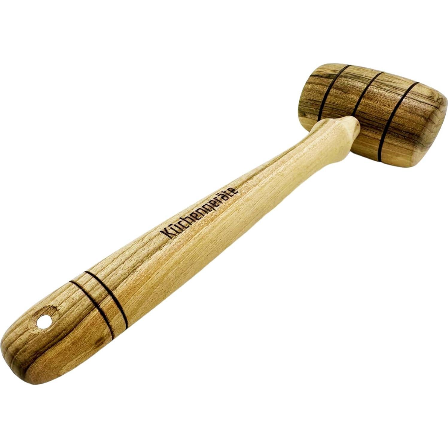 Martillo de Madera Riakoob - Aplastador de Carne y Mariscos