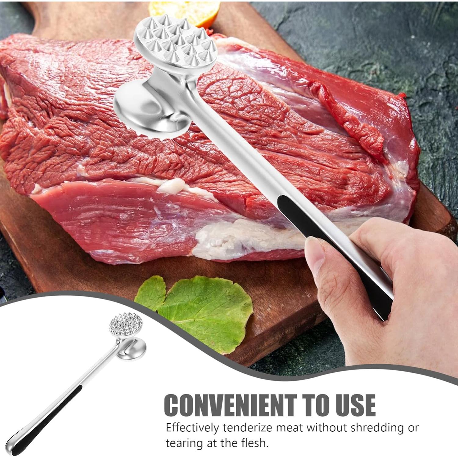 Martillo Aplanador de Carne Cabilock Acero Inoxidable 28x7.5cm