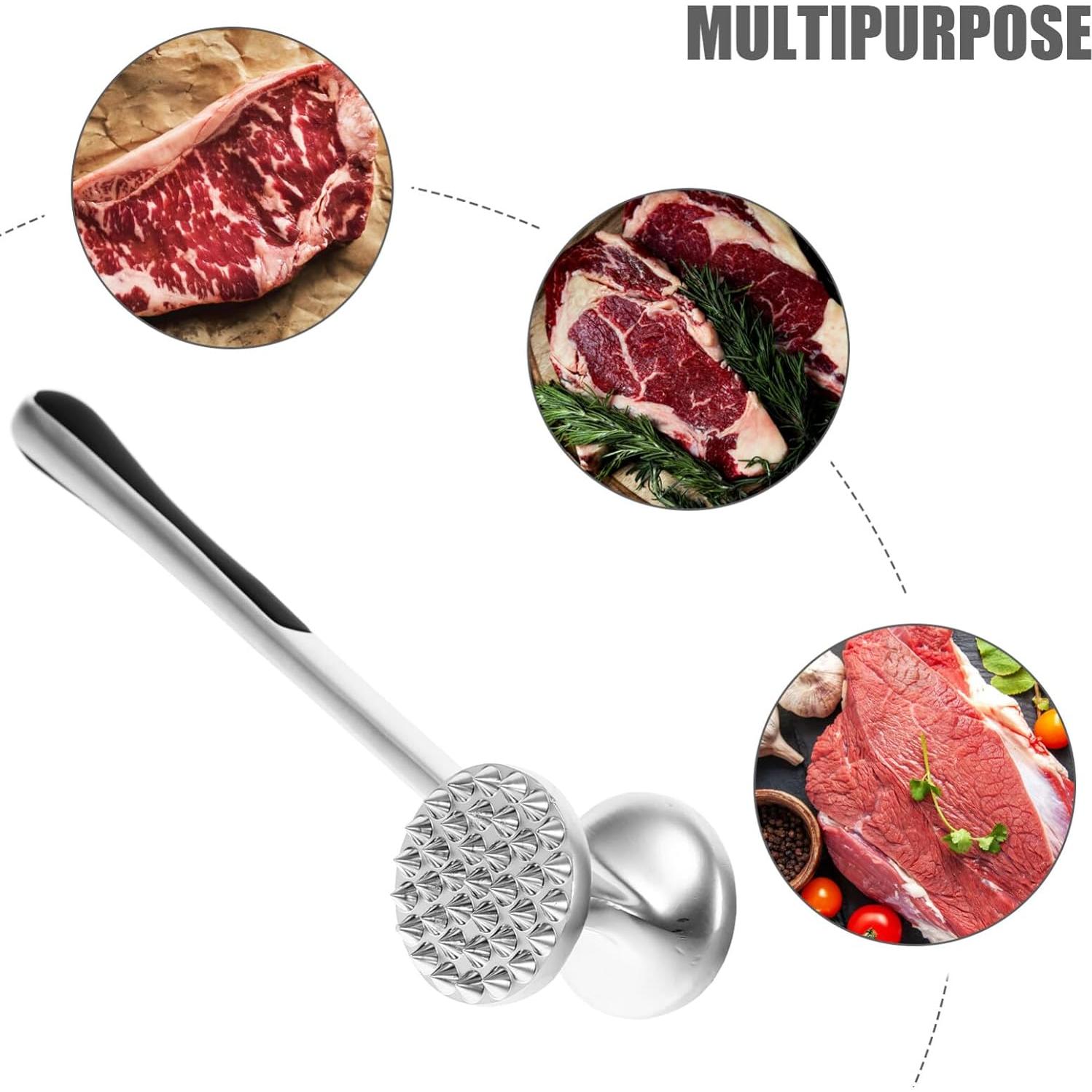 Martillo Aplanador de Carne Cabilock Acero Inoxidable 28x7.5cm