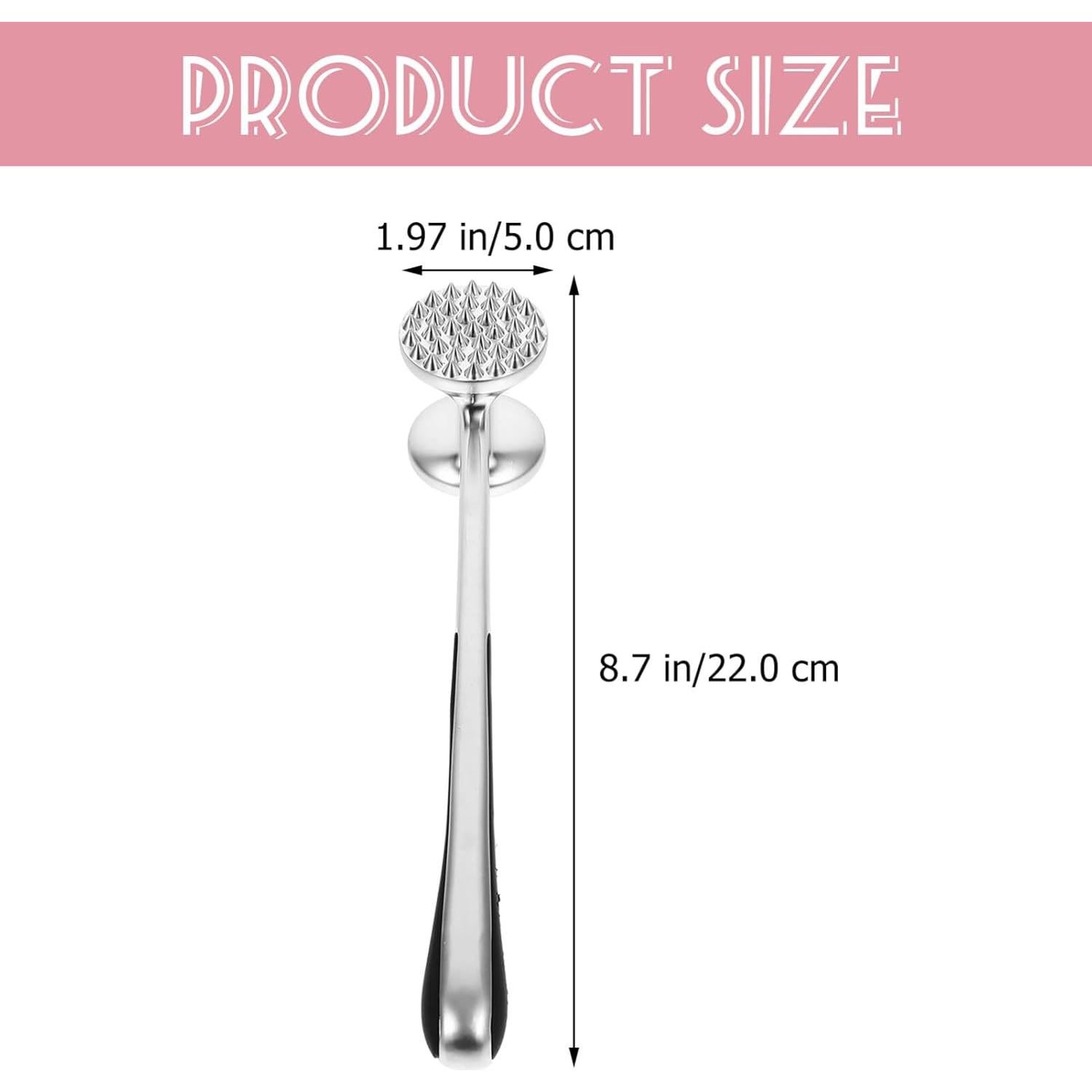 Martillo Aplanador de Carne Cabilock Acero Inoxidable 28x7.5cm