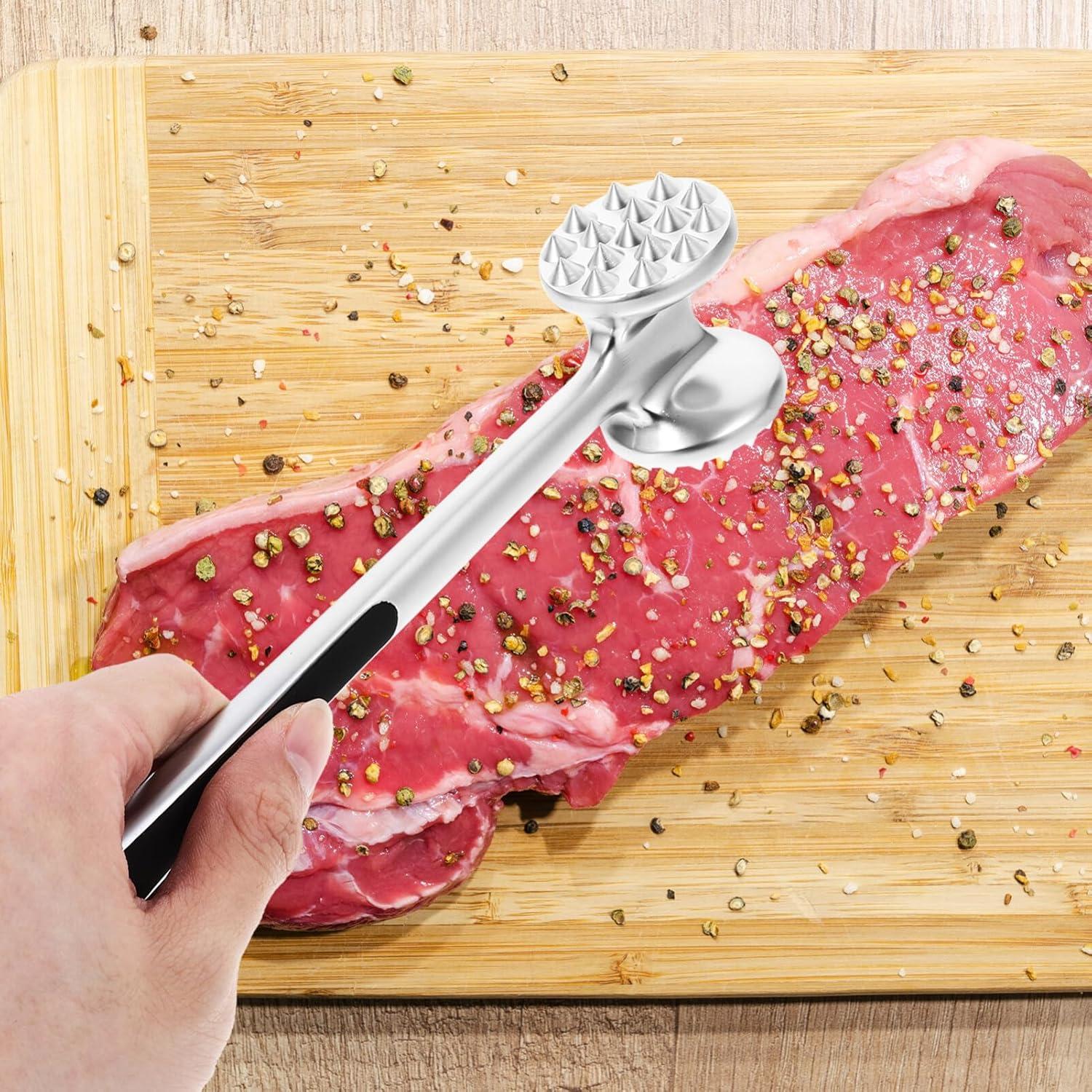 Martillo Aplanador de Carne Cabilock Acero Inoxidable 28x7.5cm