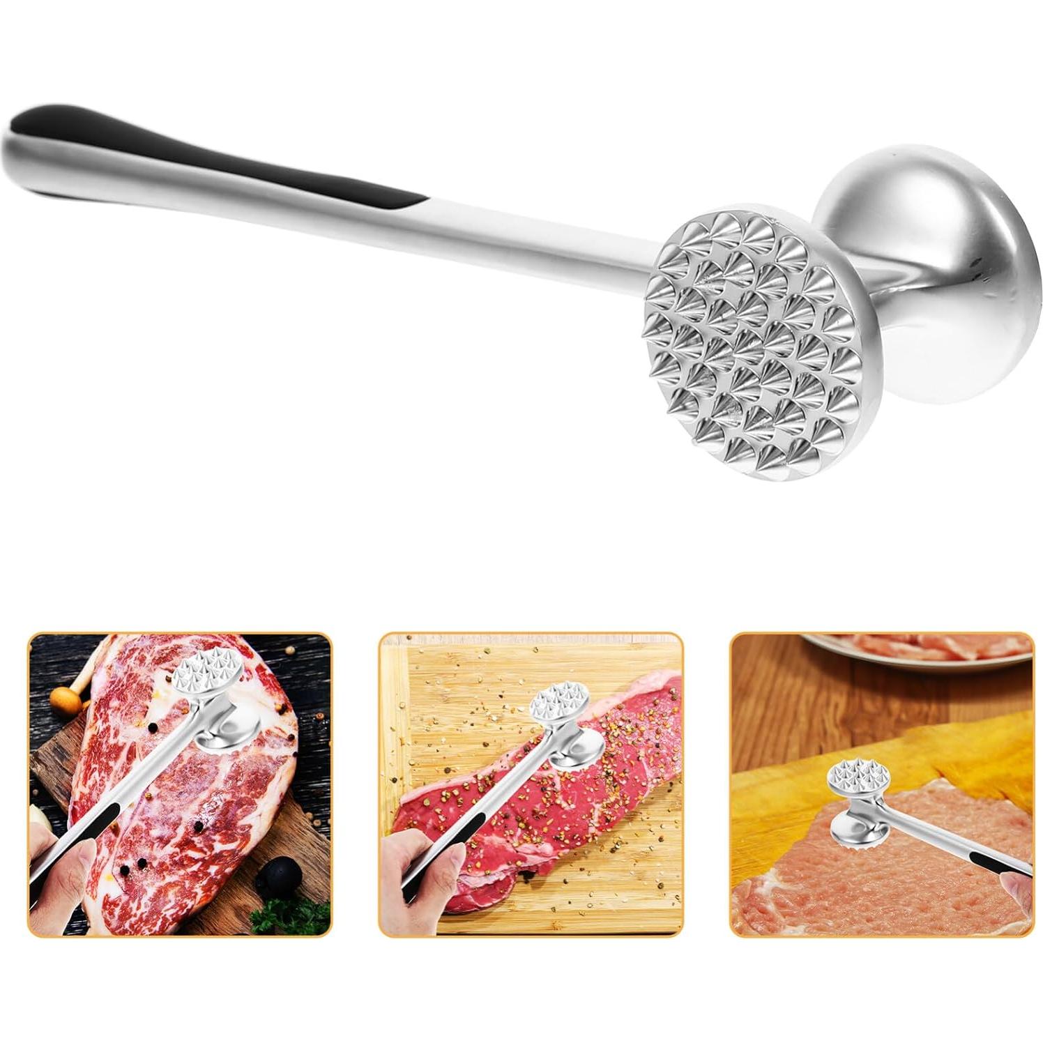 Martillo Aplanador de Carne Cabilock Acero Inoxidable 28x7.5cm