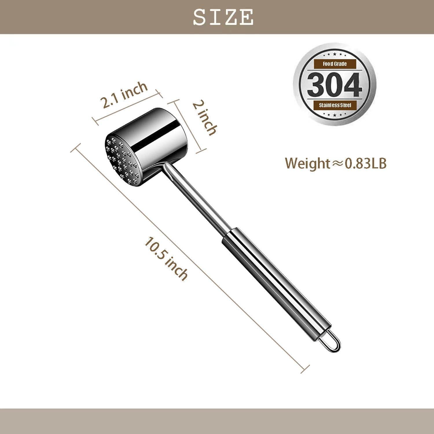 Ablandador de Carne Acero Inoxidable 304 FYUEROPA 26.67 cm