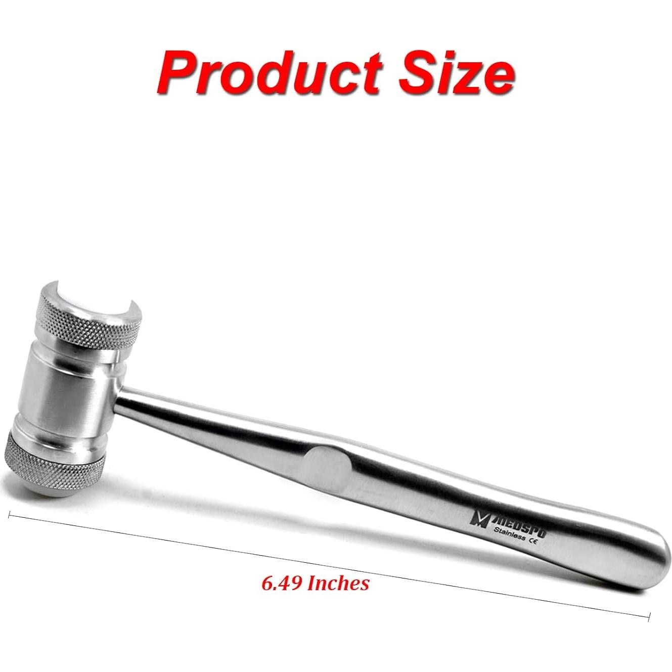 Martillo Aplanador de Carne MEDSPO de Acero Inoxidable Profesional