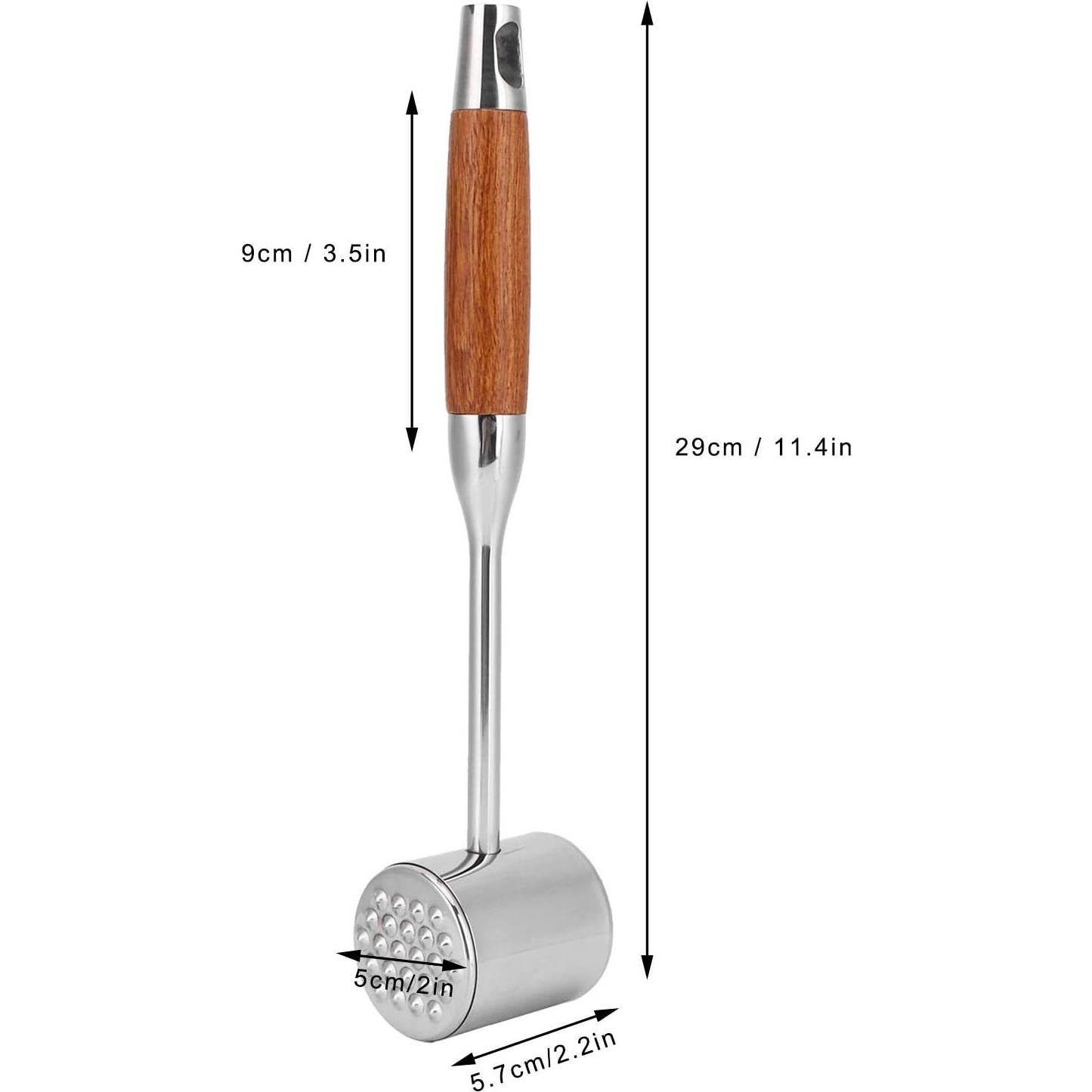 Aplanadora de Carne Topyond, Martillo Doble Cara Acero Inoxidable