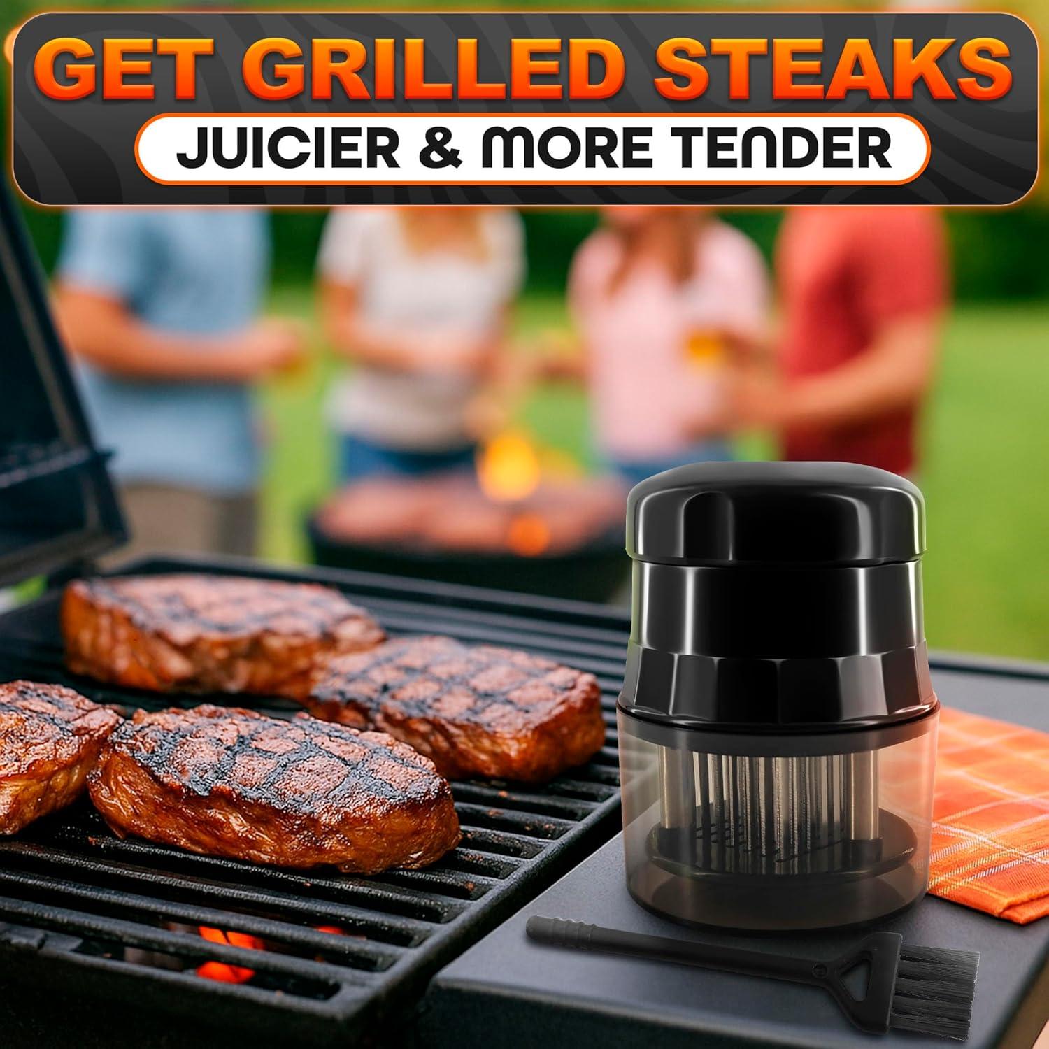 Ablandador de Carne Koncle de Acero Inoxidable con 56 Agujas